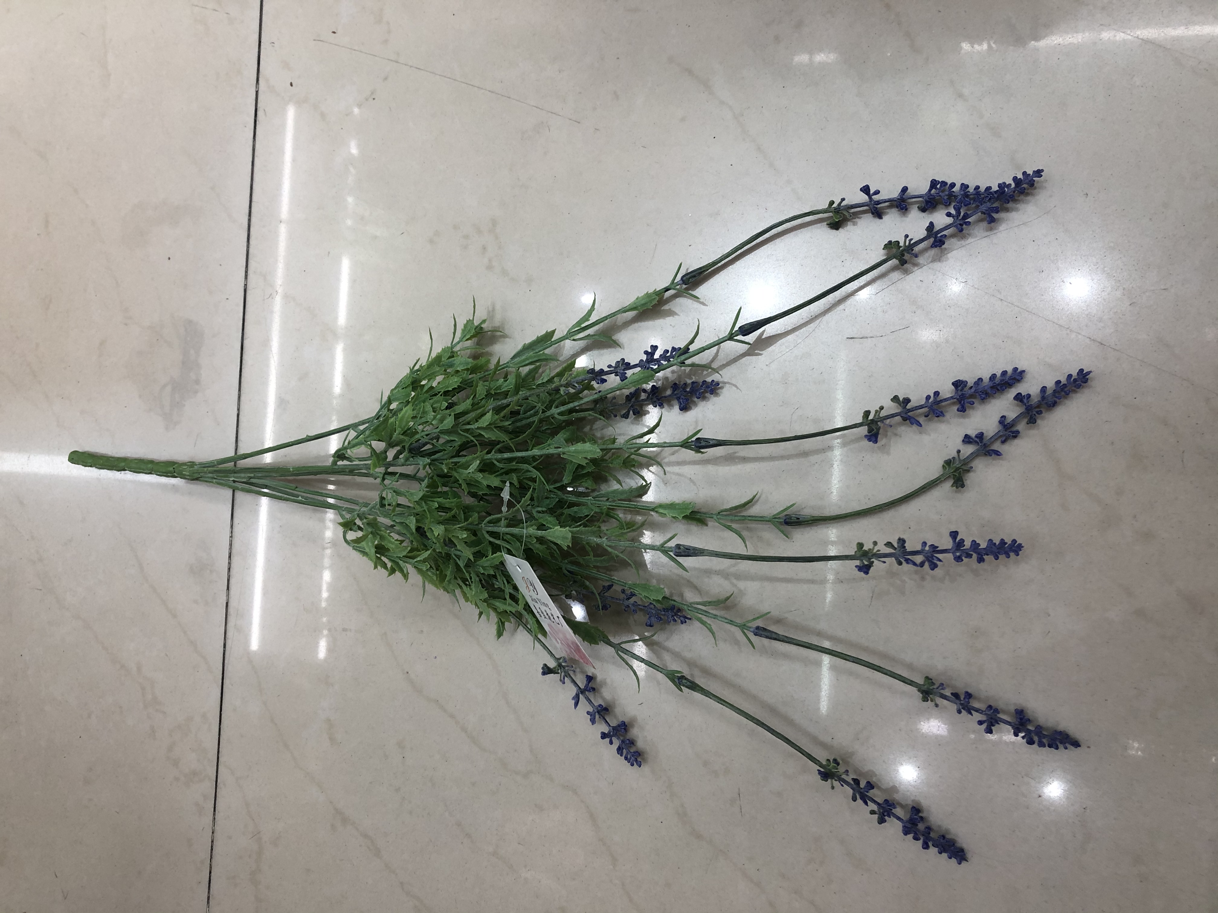 5头薰衣草，仿真花，经典紫色，热卖产品仿真花