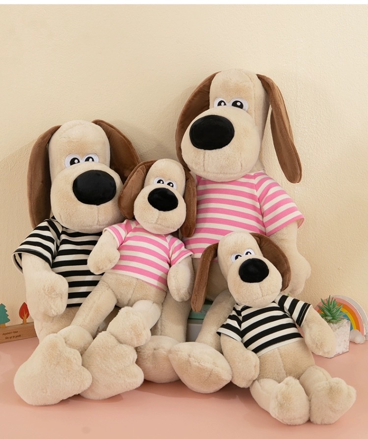 超萌穿衣大耳朵狗公仔毛绒玩具小女生安抚修勾布娃娃儿童玩偶礼物详情图15