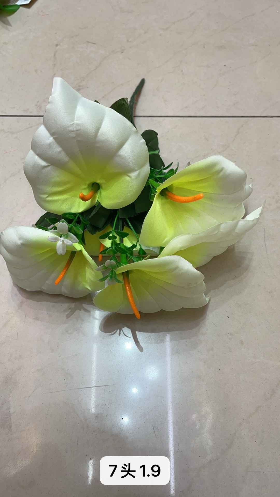 7头仿真假花仿真马蹄莲500一件