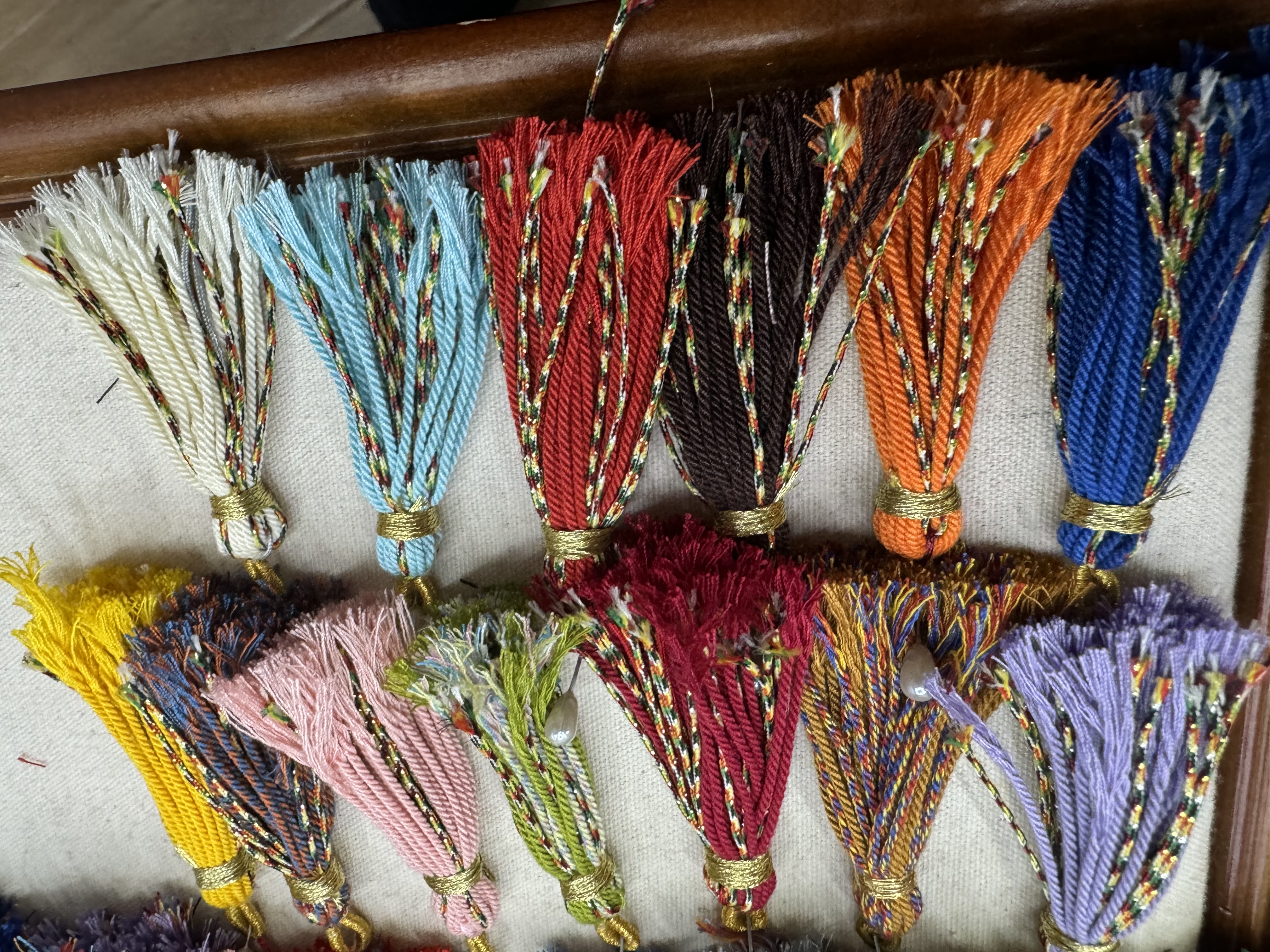 Best-selling Chinese-style collectible jewelry series: DIY hand-held tassel Chinese-style tassels, peach wood key pendant details Picture