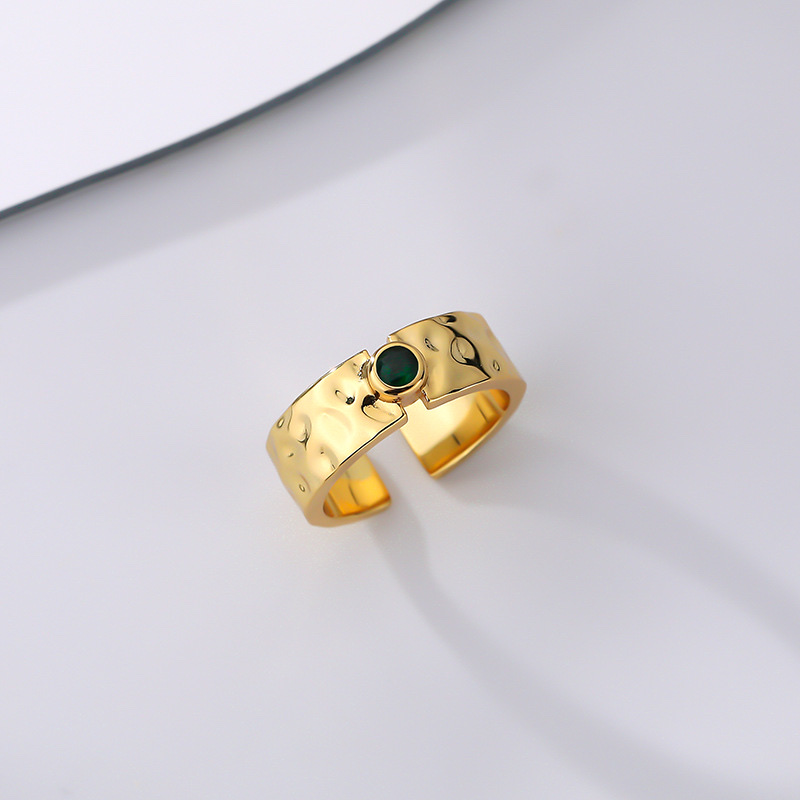 新款韩版时尚女士戒指 不锈钢女士戒指 时尚指环开口可调节女士戒指详情图3