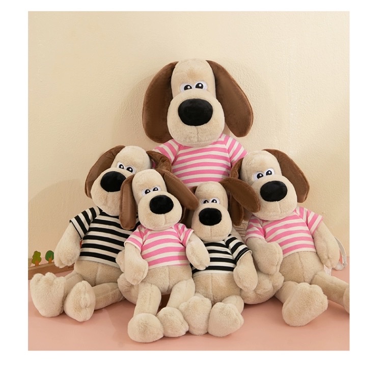 超萌穿衣大耳朵狗公仔毛绒玩具小女生安抚修勾布娃娃儿童玩偶礼物详情图10