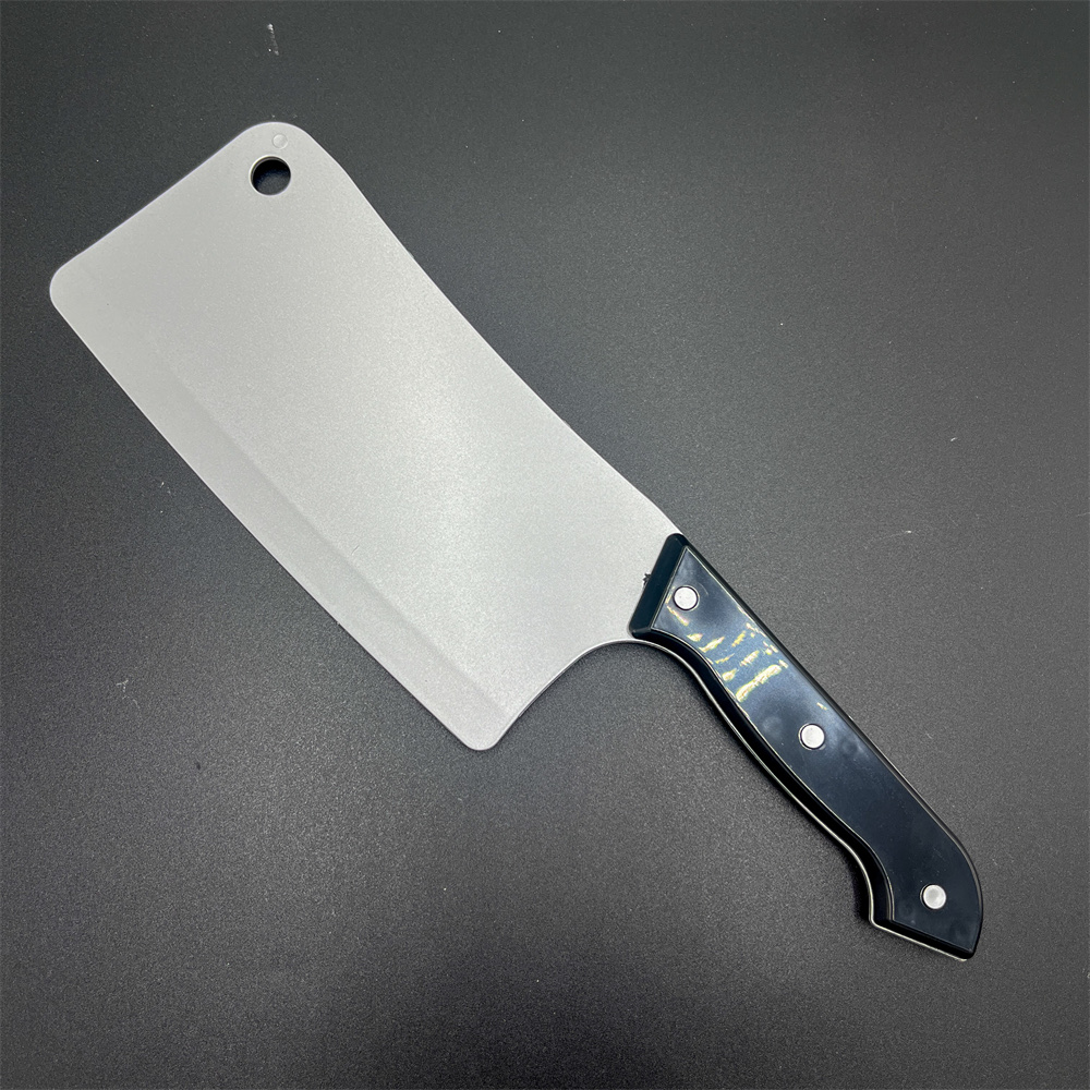 Simulated kitchen knives, plastic simulation props, comic exhibition cosplay props, Halloween prank toys, blood kitchen knives, sharp knives, Halloween details Picture