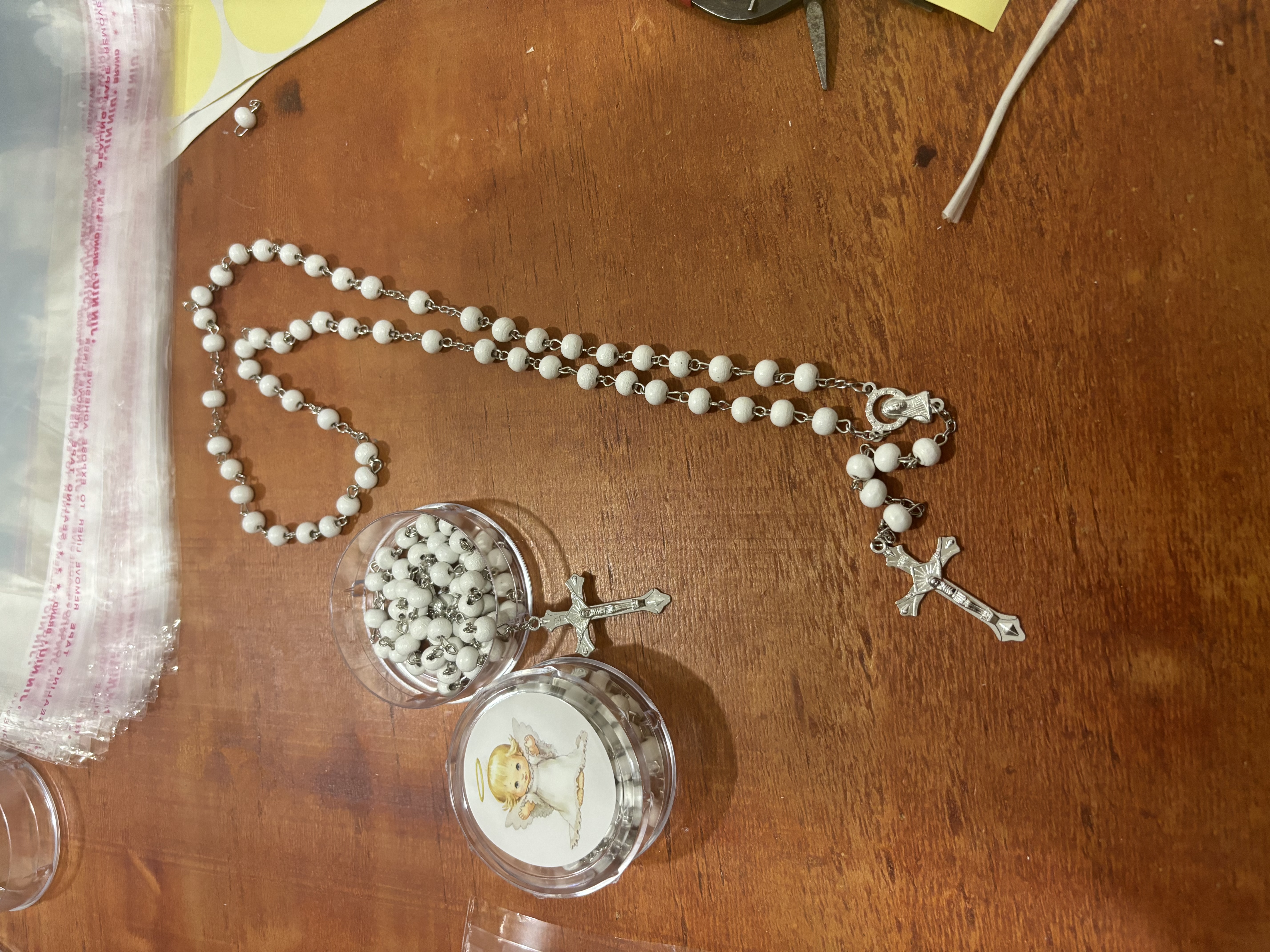 木珠十字架项链项链项链