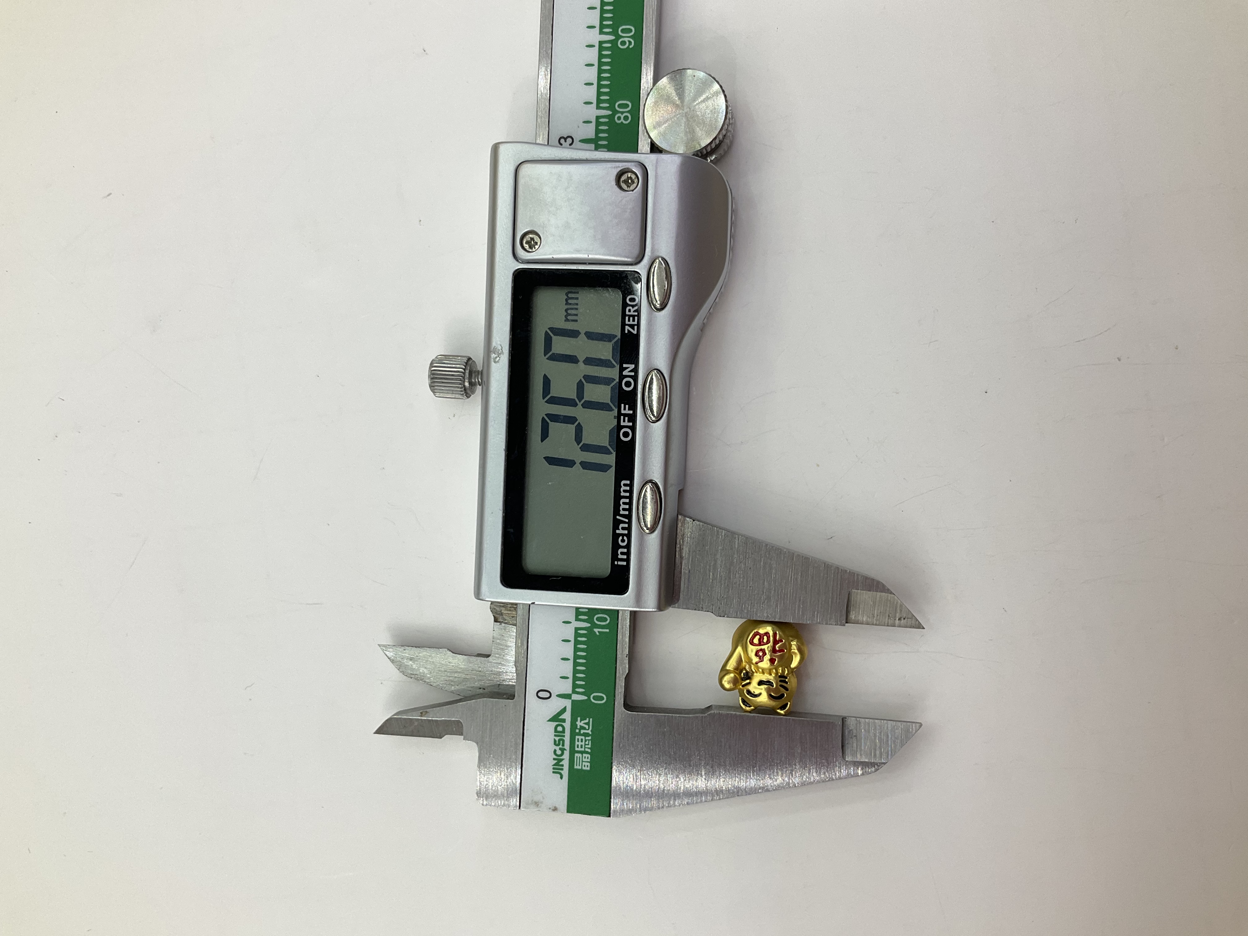 沙金招财猫隔珠竖孔散珠手工diy串珠手机链编织配件详情图5