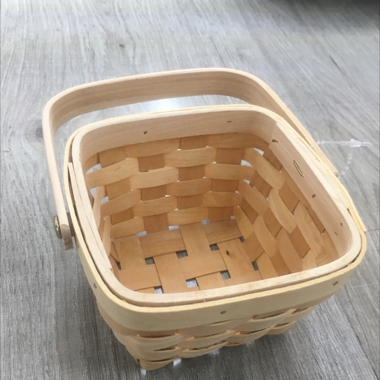 零食收纳编制篮子 小吃储存装饰花盆摆件 精致编织水果篮 家居生活必备1图