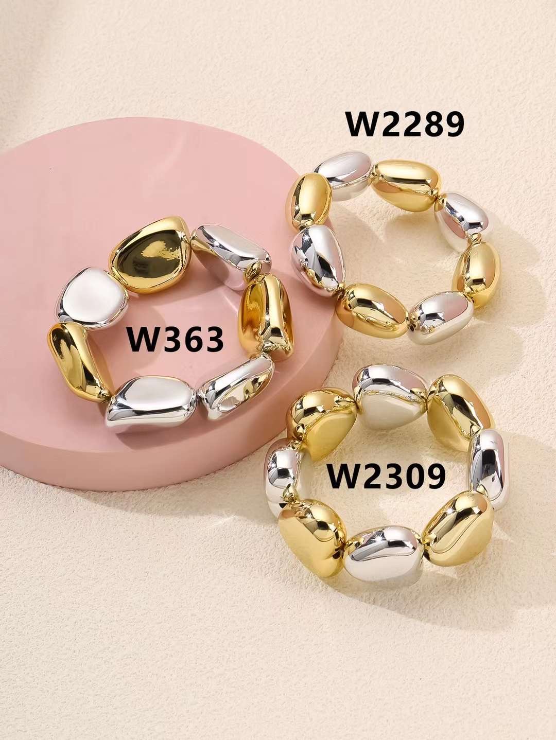 European And American Vegetarian Circle Irregular All-Match Ring, Female Minority Ins Wind Design Do Not Fade Combination Ring 💍 Personality Design Full Star Head Female Senior Lock Wholesale Item Picture