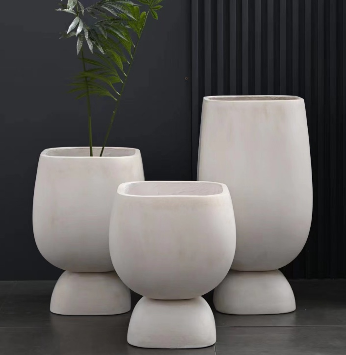 Simple vertical patterned ceramic vase, glass vase, hydroponic vase, suitable for flower, fresh flower arrangement, home decoration, beautiful and durable flower
