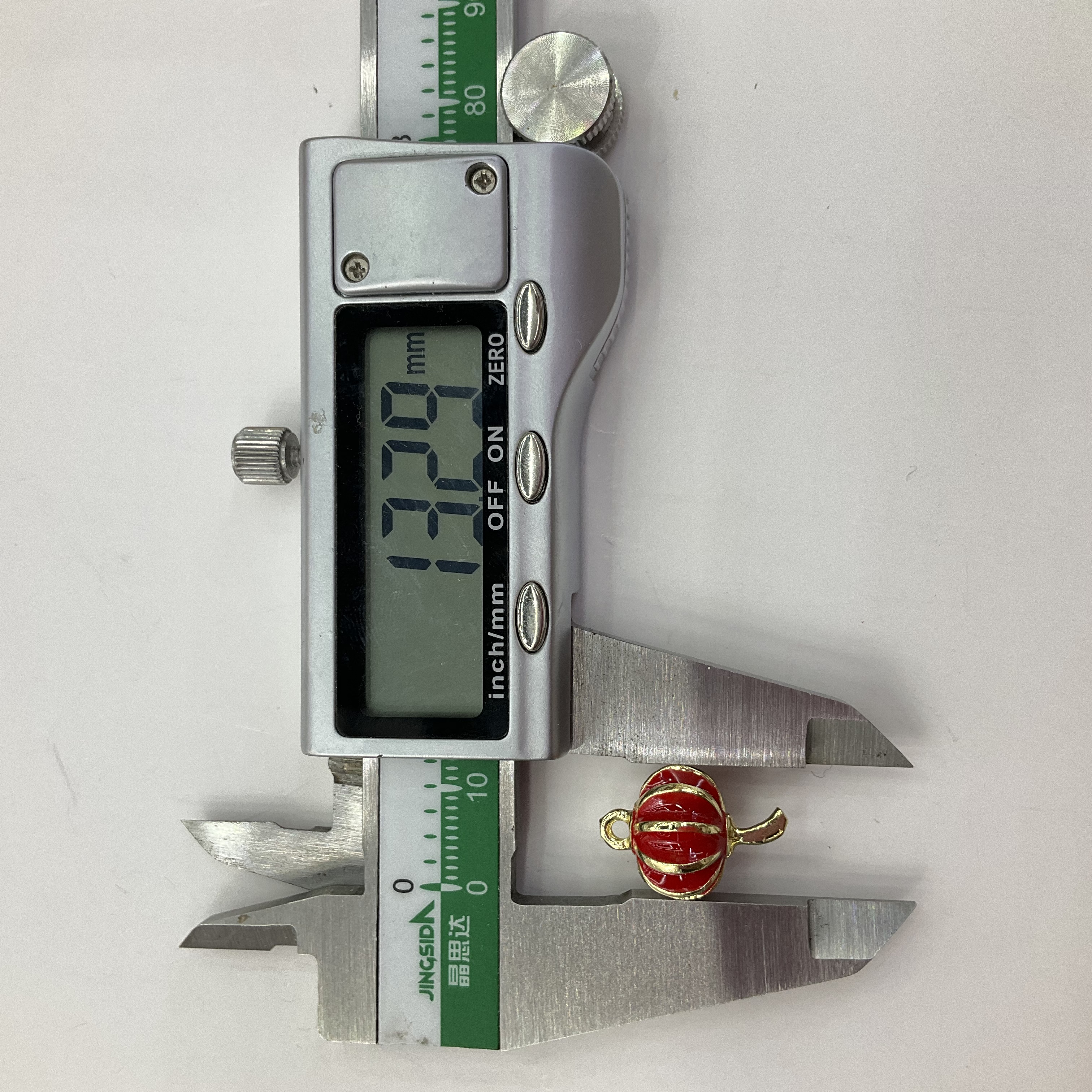 中国风喜庆红色立体灯笼双吊单吊 合金小挂件耳环耳饰diy手工饰品配件详情图11