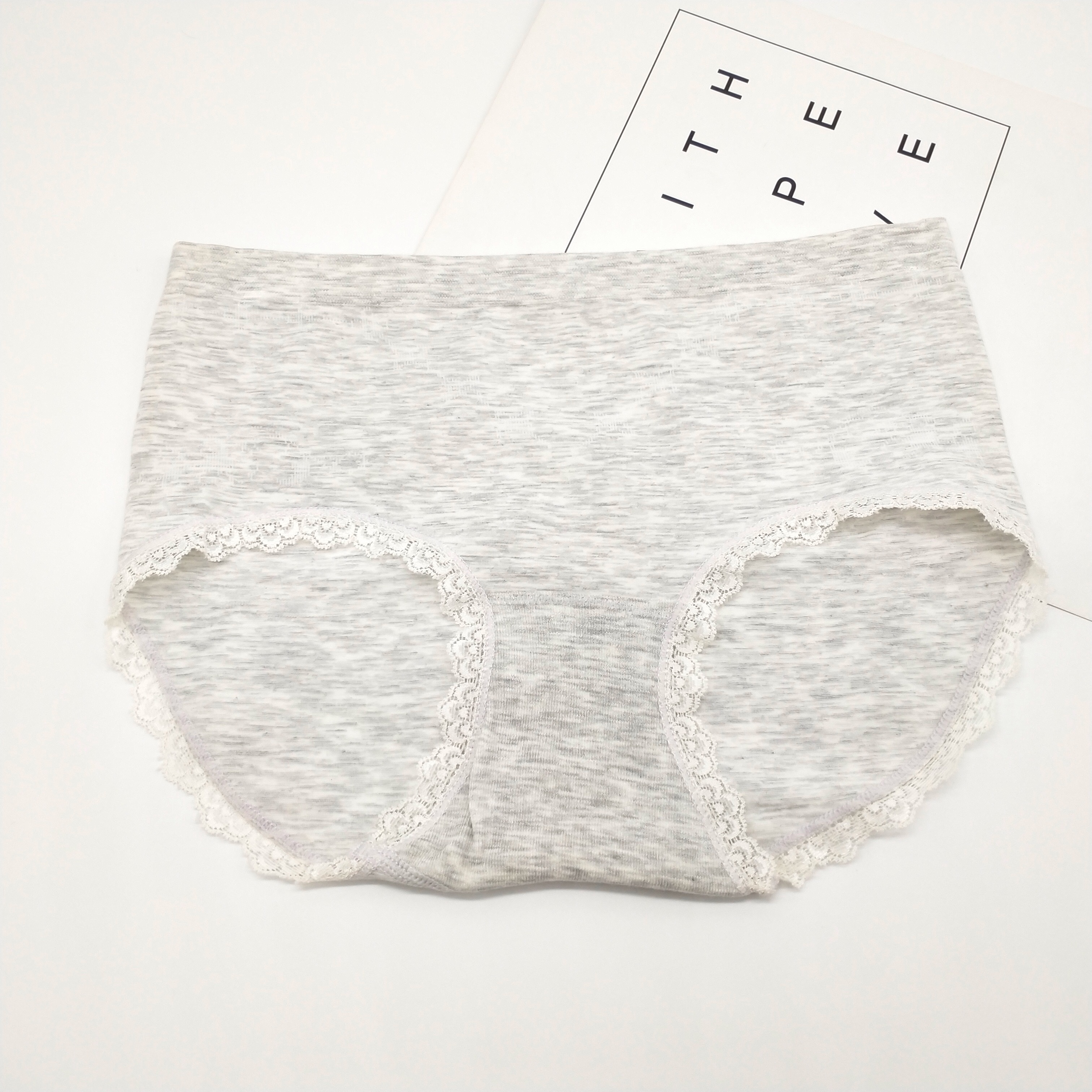 Classic Girly Panties For Women With Micro-Raised Hips Seamless Panties Delicate Lace Bottoms With Crotch Bottoms For Women Briefs details Picture