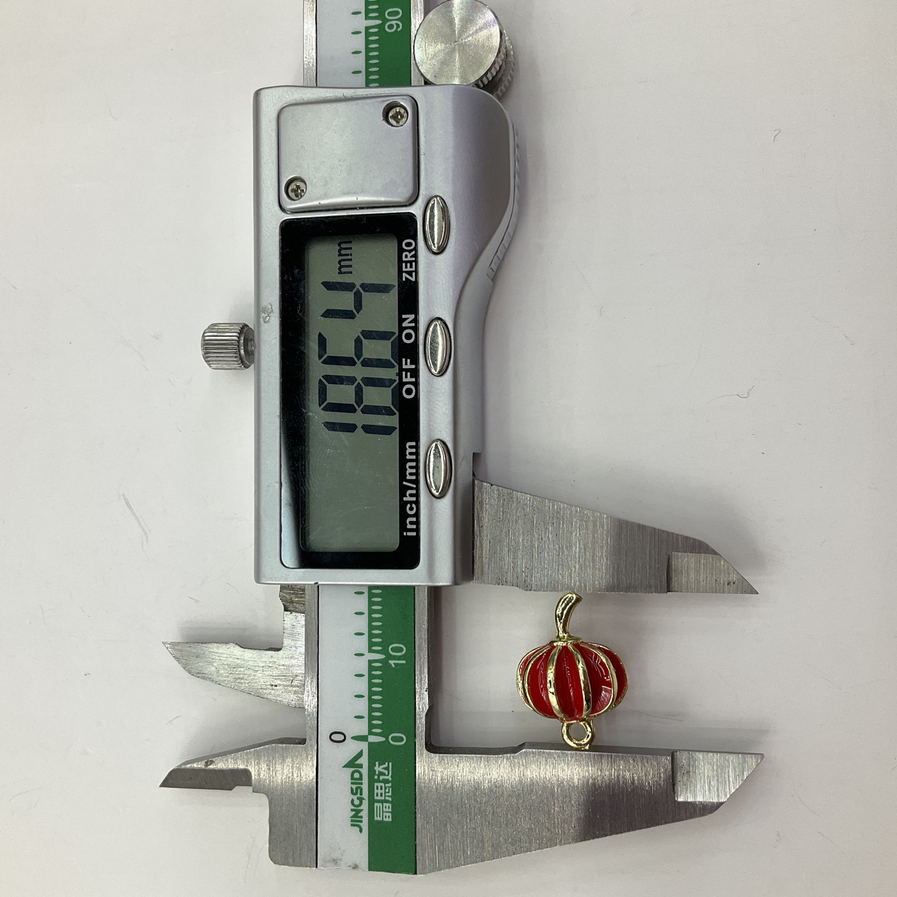 中国风喜庆红色立体灯笼双吊单吊 合金小挂件耳环耳饰diy手工饰品配件详情图10