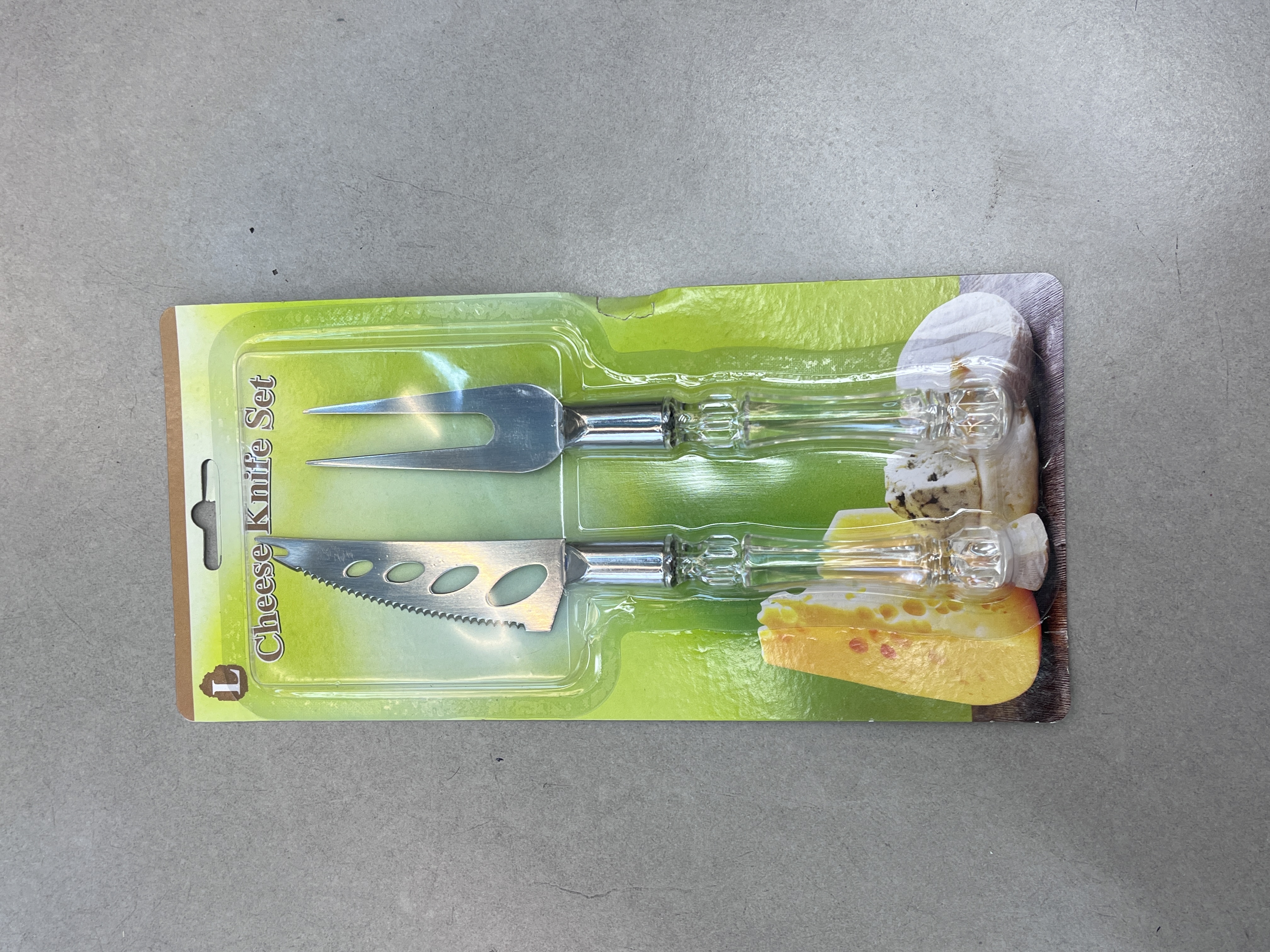 迷你版厨房必备奶酪刀 日用百货厨用刀剪具 精致小巧易携带水晶柄芝士刀详情图2