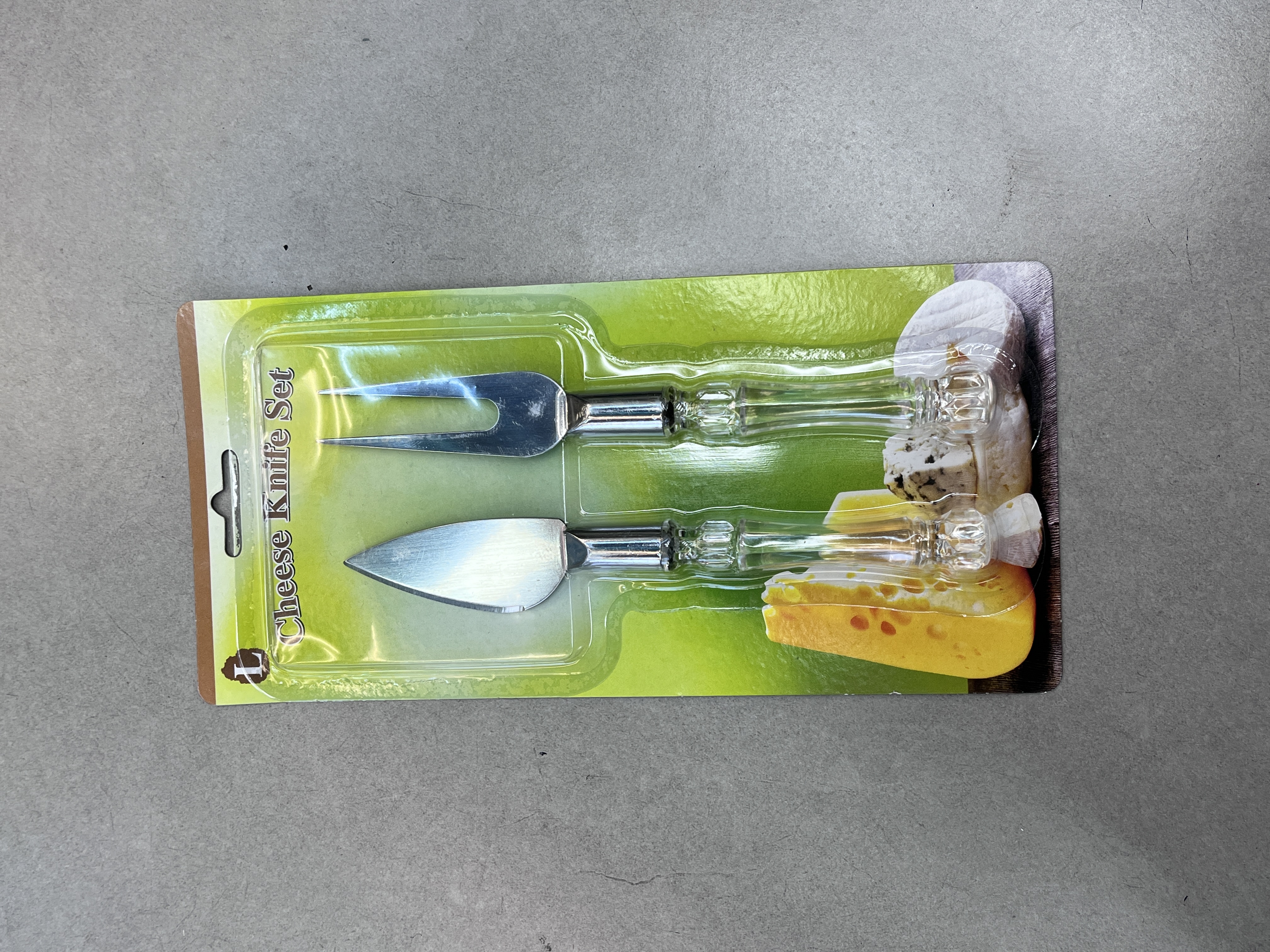 迷你版厨房必备奶酪刀 日用百货厨用刀剪具 精致小巧易携带水晶柄芝士刀详情图3