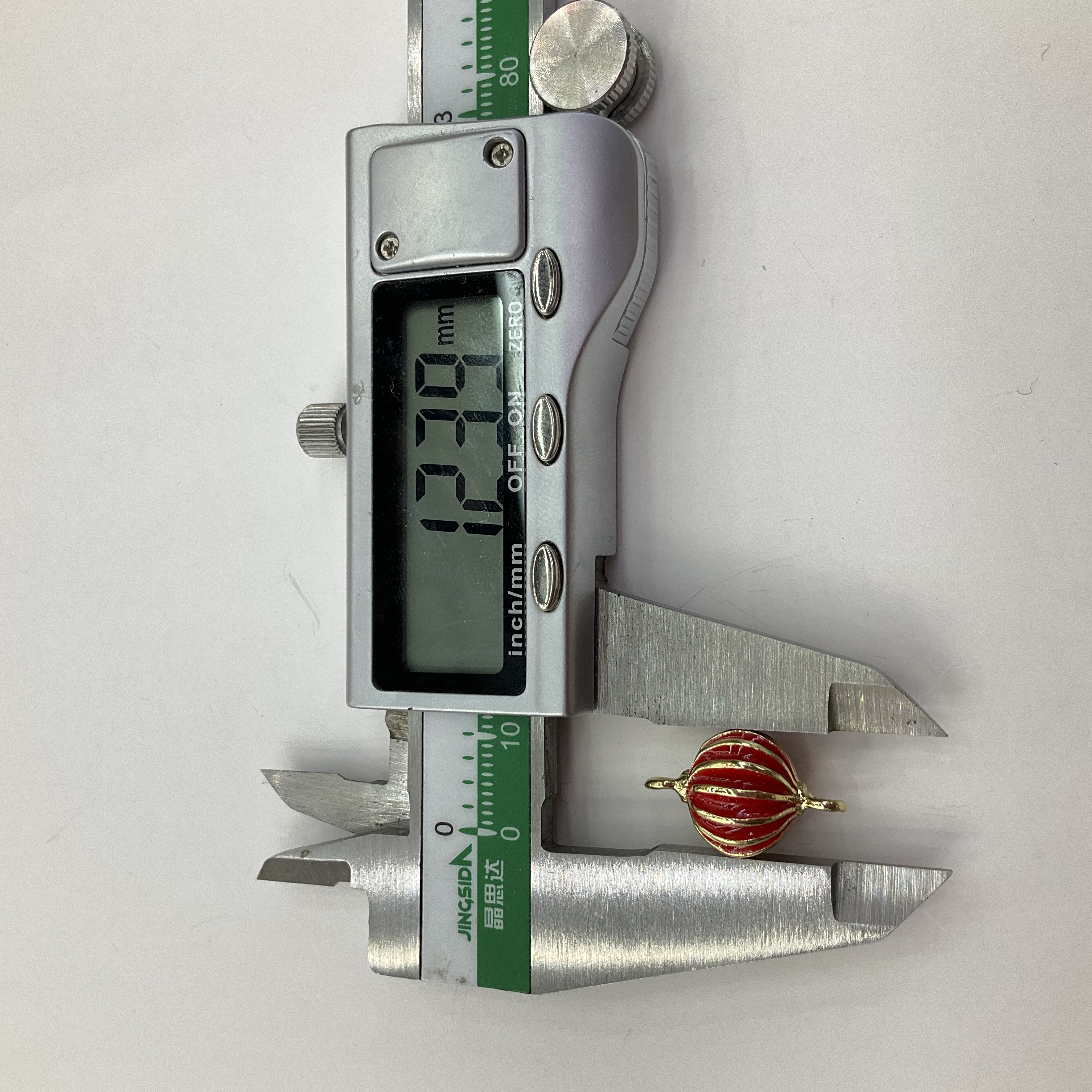 中国风喜庆红色立体灯笼双吊单吊 合金小挂件耳环耳饰diy手工饰品配件详情图8