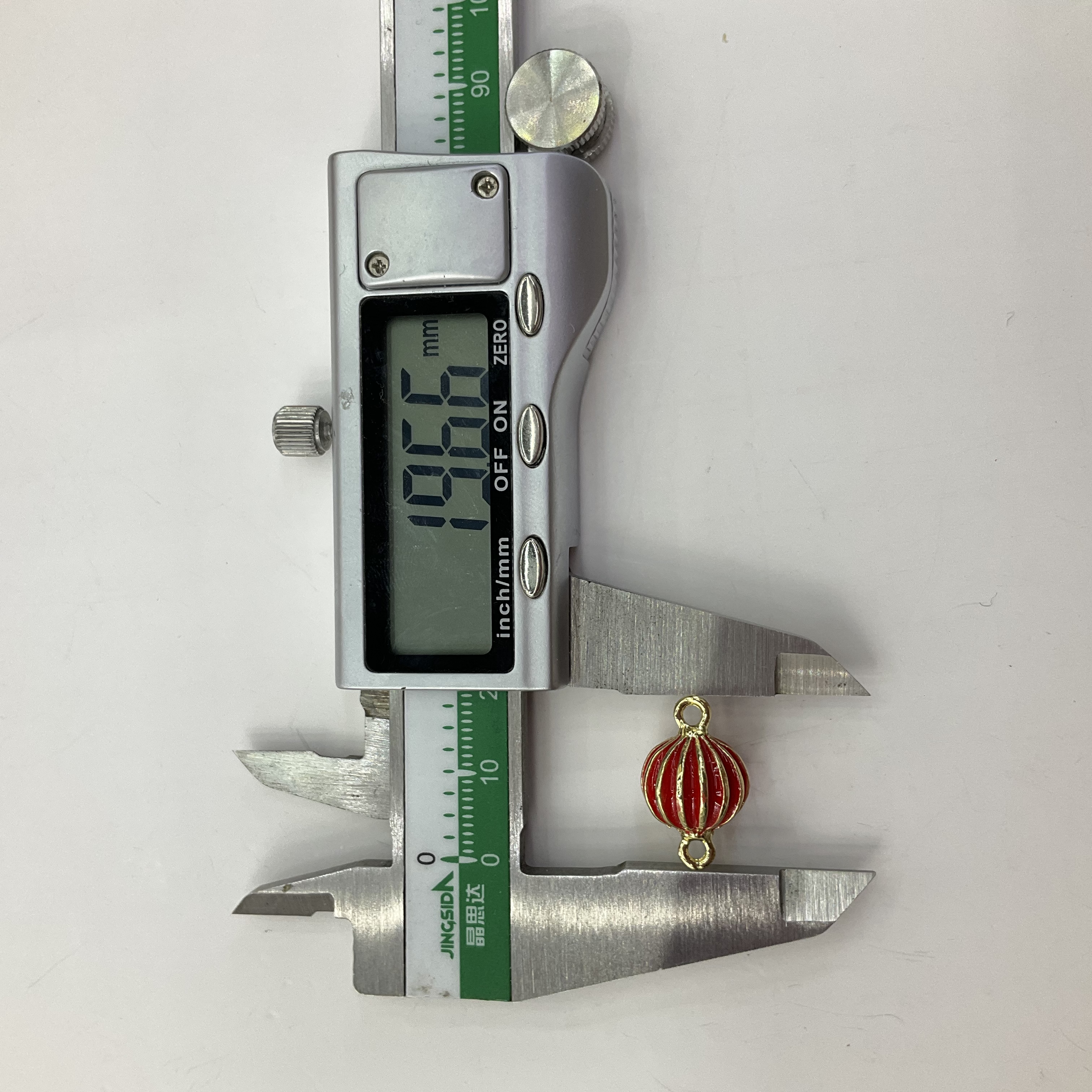 中国风喜庆红色立体灯笼双吊单吊 合金小挂件耳环耳饰diy手工饰品配件详情图7