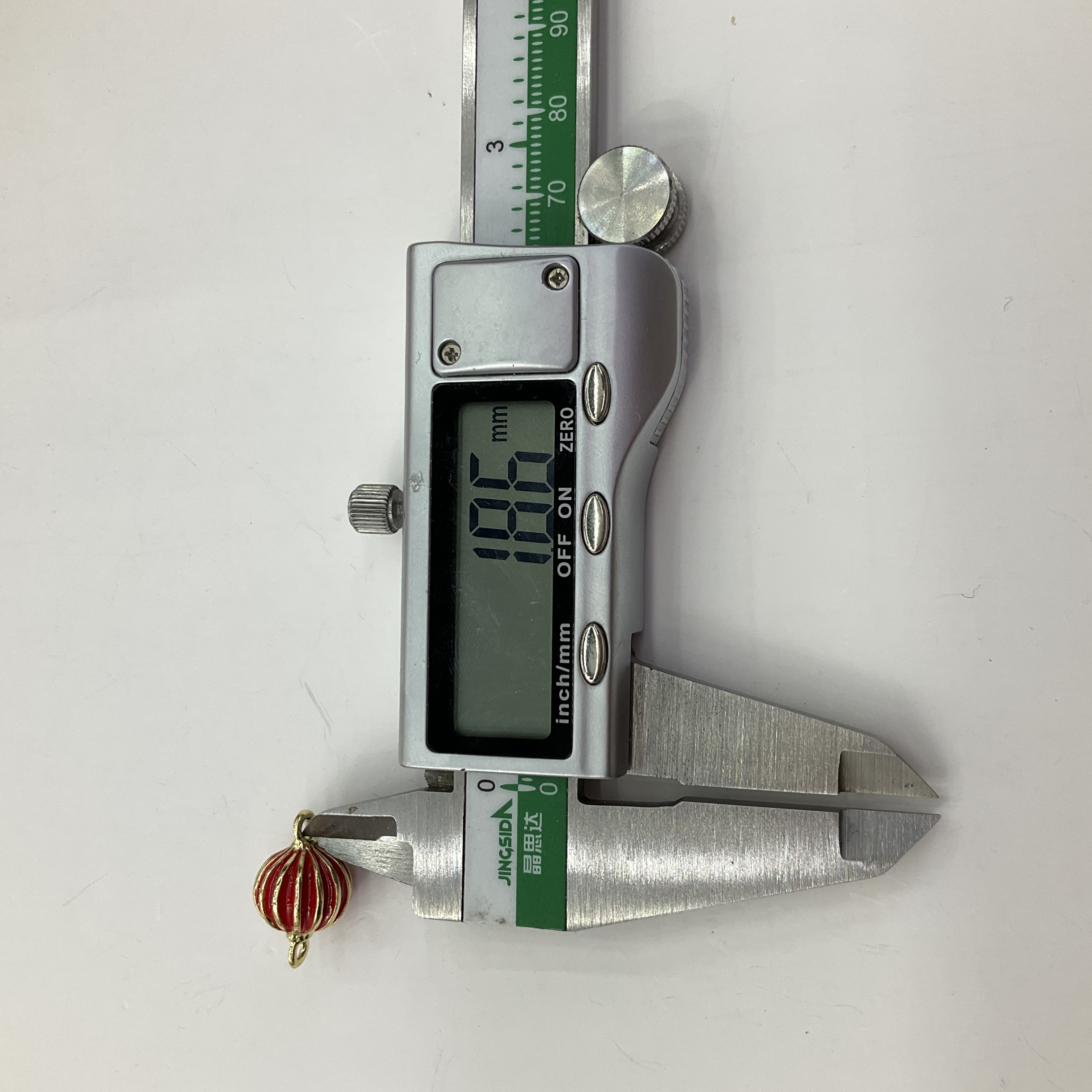 中国风喜庆红色立体灯笼双吊单吊 合金小挂件耳环耳饰diy手工饰品配件详情图9