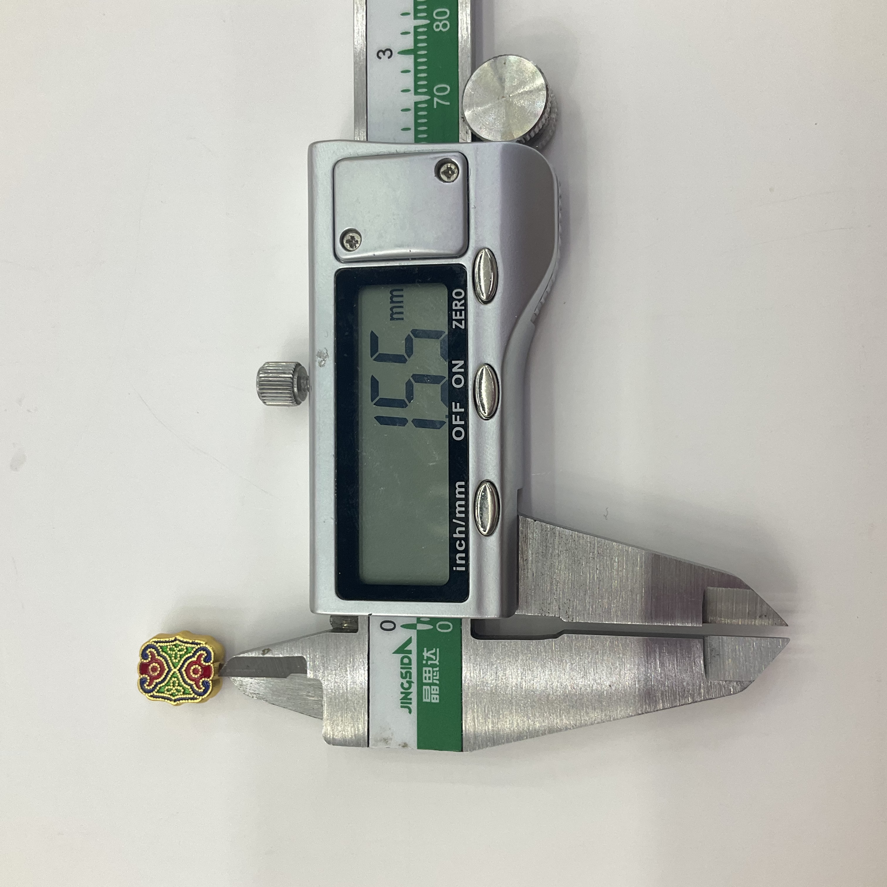 沙金隔珠配件手链横孔小孔古法沙金滴油珐琅彩串珠材料红绳配件详情图7