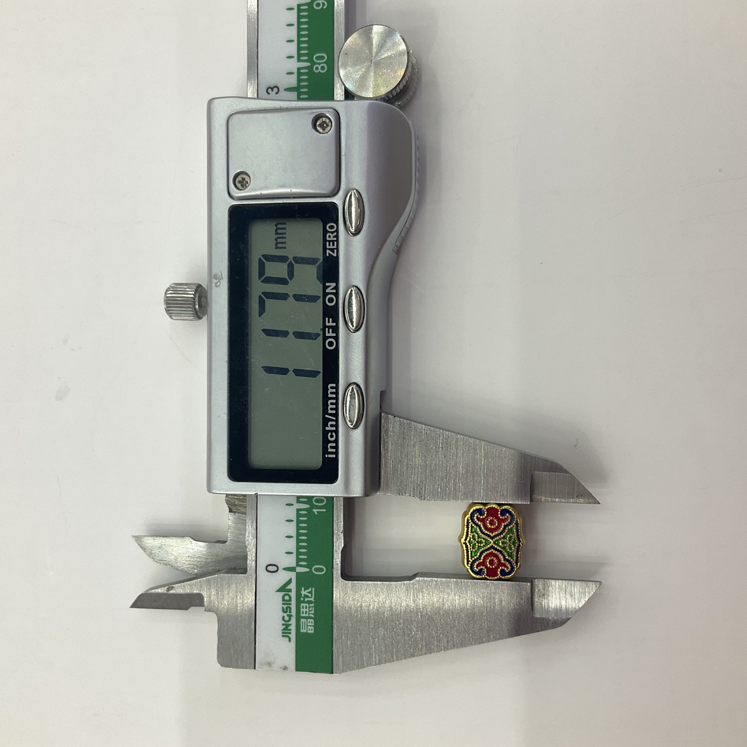 沙金隔珠配件手链横孔小孔古法沙金滴油珐琅彩串珠材料红绳配件详情图4