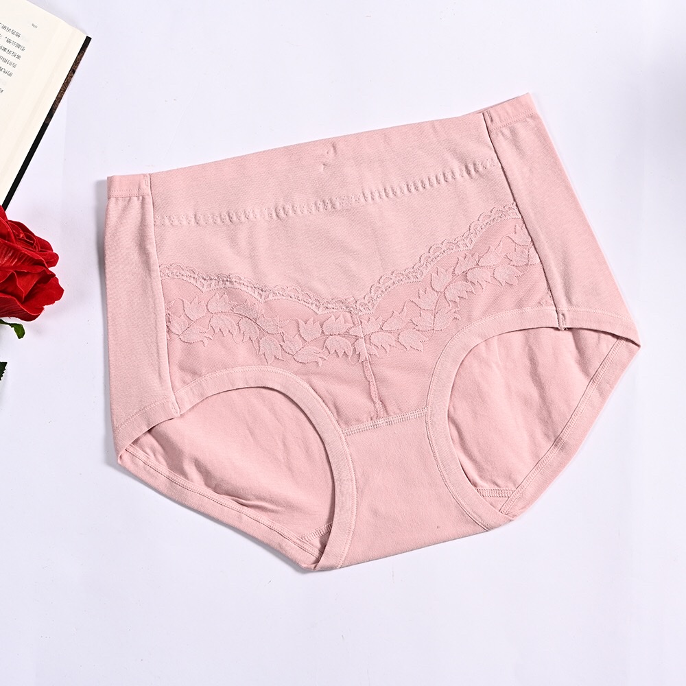 Underwear Uniform Size Cotton Solid Color Lace Edge Underwear Women Comfortable Soft Spot Women's Briefs Ten Packs