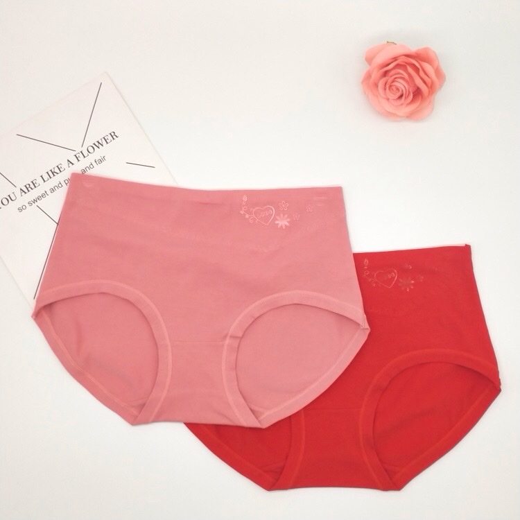 New Compact Cotton Women's Underwear Mid-Waist Stylish Breathable Comfortable Women's Briefs Specification drawing