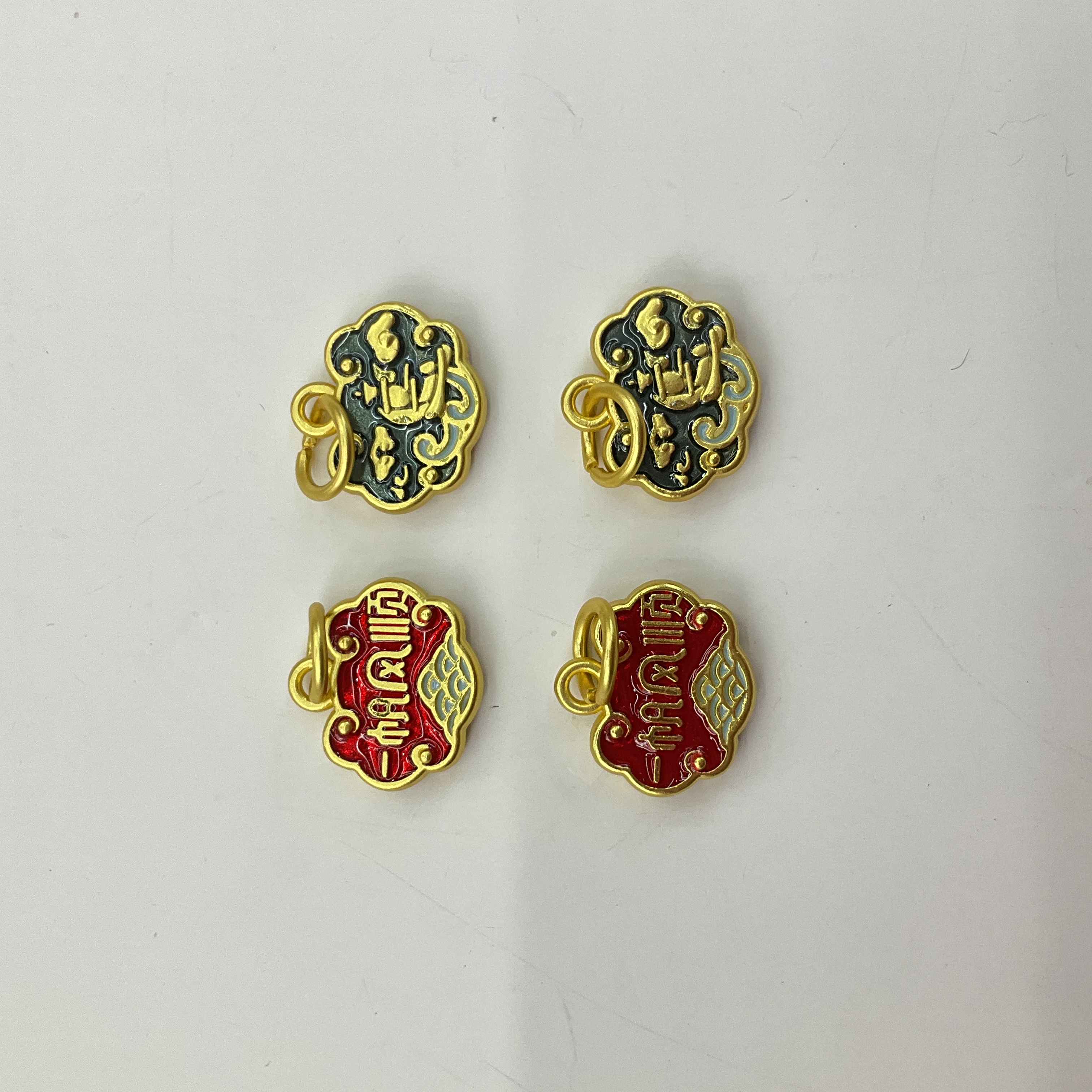 沙金配件金榜题名逢考必过上上签系列手链diy饰品挂件祝福语吊坠材料详情图5