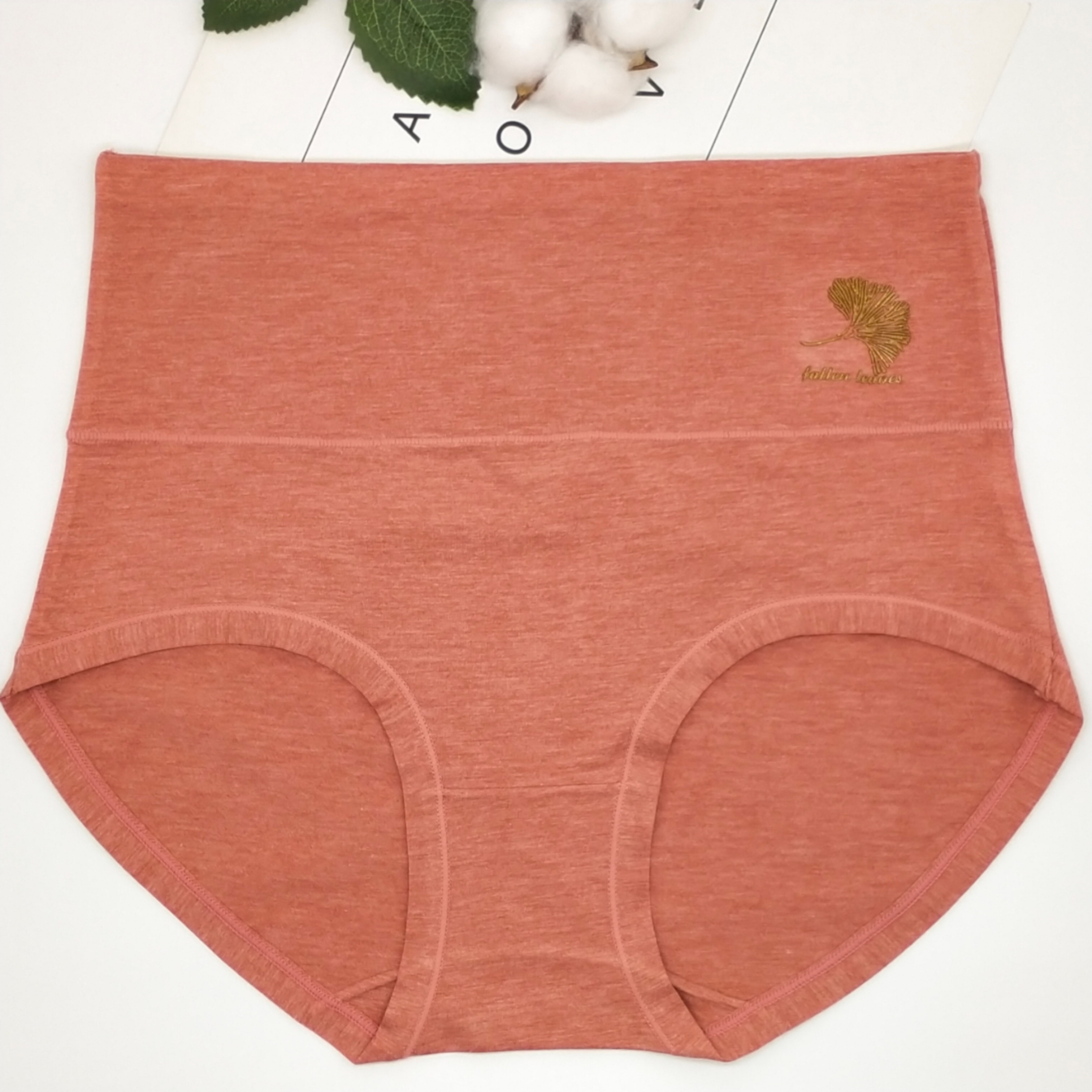 Vintage Cotton Cotton Panties Women's Comfortable High-Waisted Panties Women's Briefs Item Picture