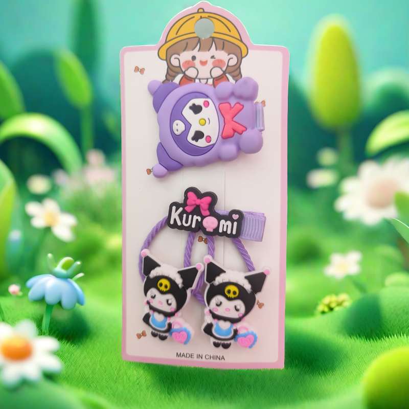 儿童，库洛米，发夹，皮筋，发圈更多产品，可联系13957918239微信同号产品图