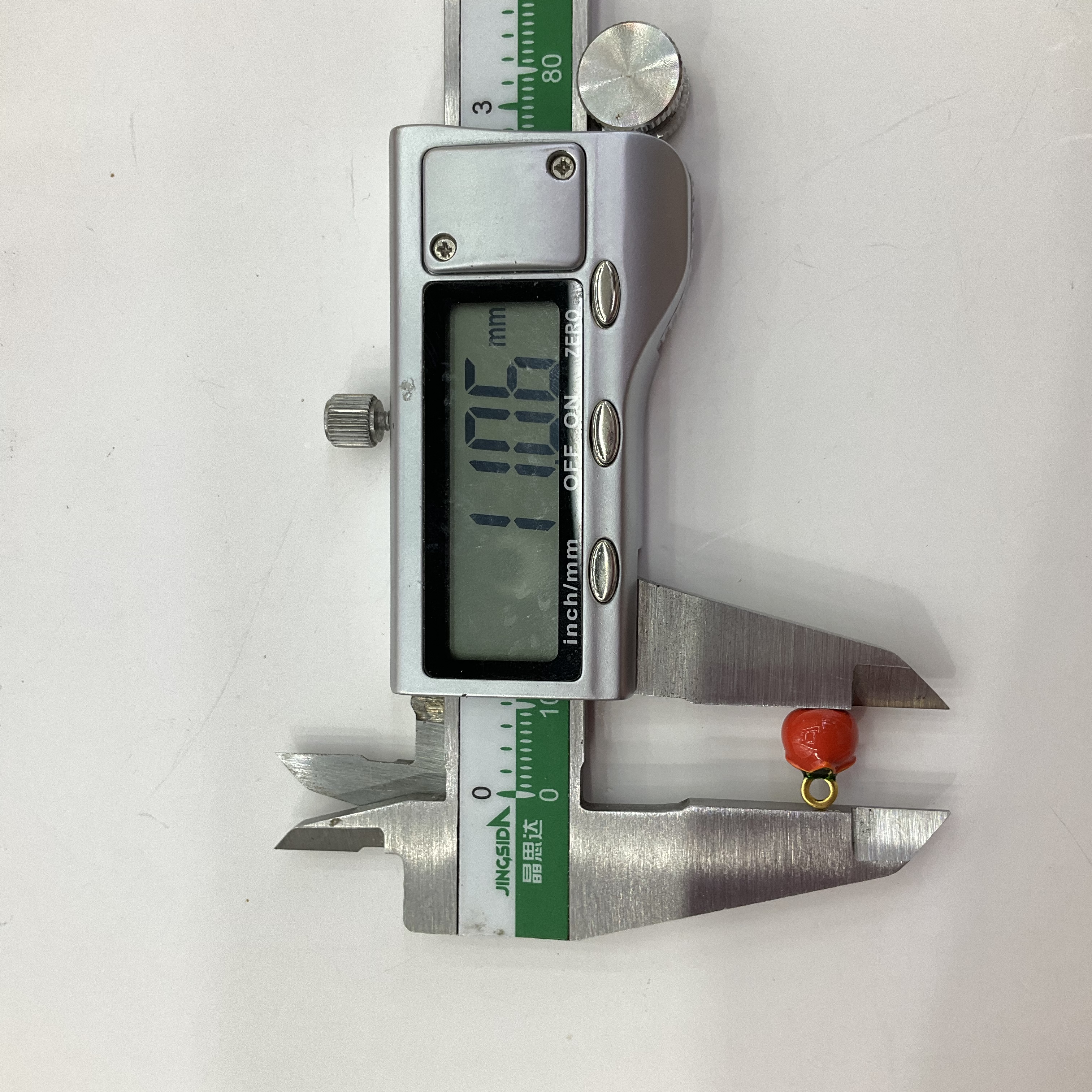 古法沙金好柿发生红柿子吊坠珐琅红色柿子扣中式盘扣手工旗袍纽扣配件详情图7