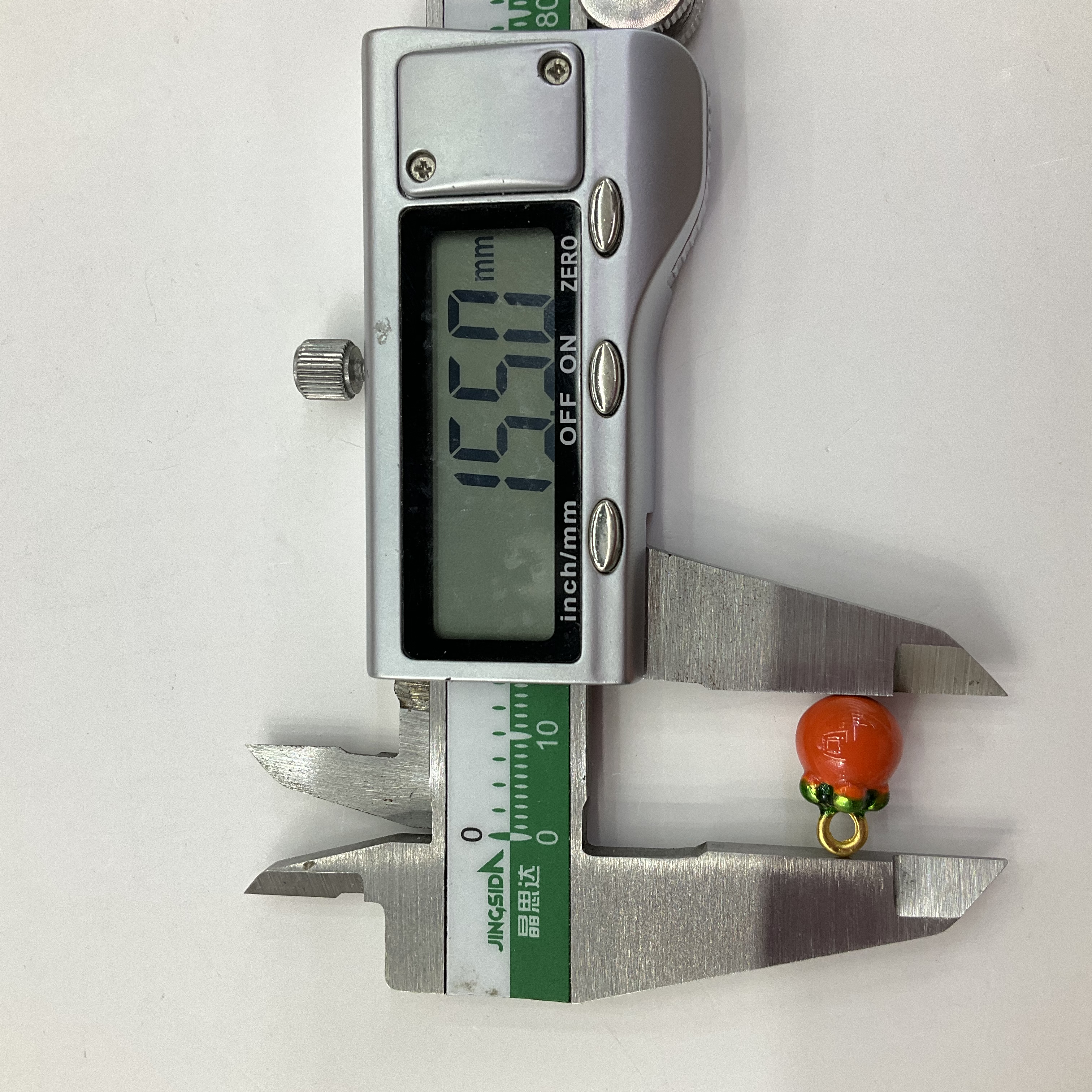 古法沙金好柿发生红柿子吊坠珐琅红色柿子扣中式盘扣手工旗袍纽扣配件详情图16