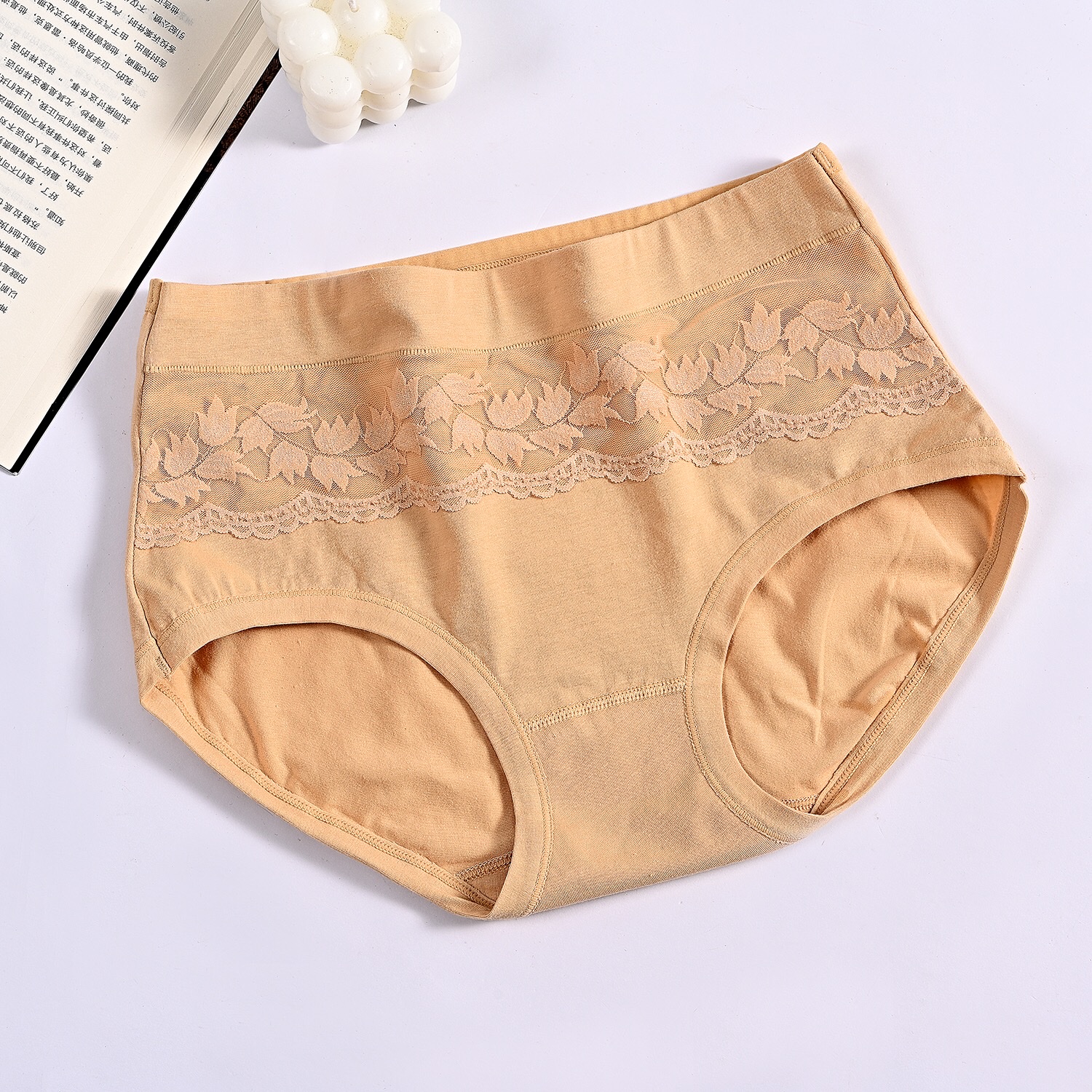 Spot Waist Size Cotton Triangle Underwear Women Feel Lace Waist Comfortable Women Underwear Manufacturers Wholesale Briefs Application Scenario