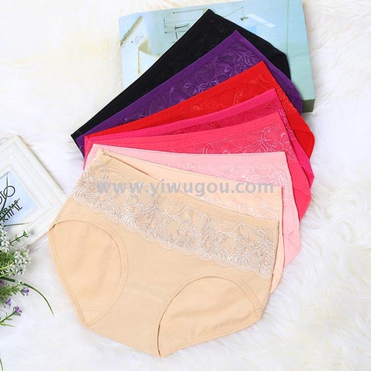 Women's Underwear Pure Cotton Fabric High Waist Sexy Plus Size Girl Seamless Cotton Student Briefs Shorts undefined