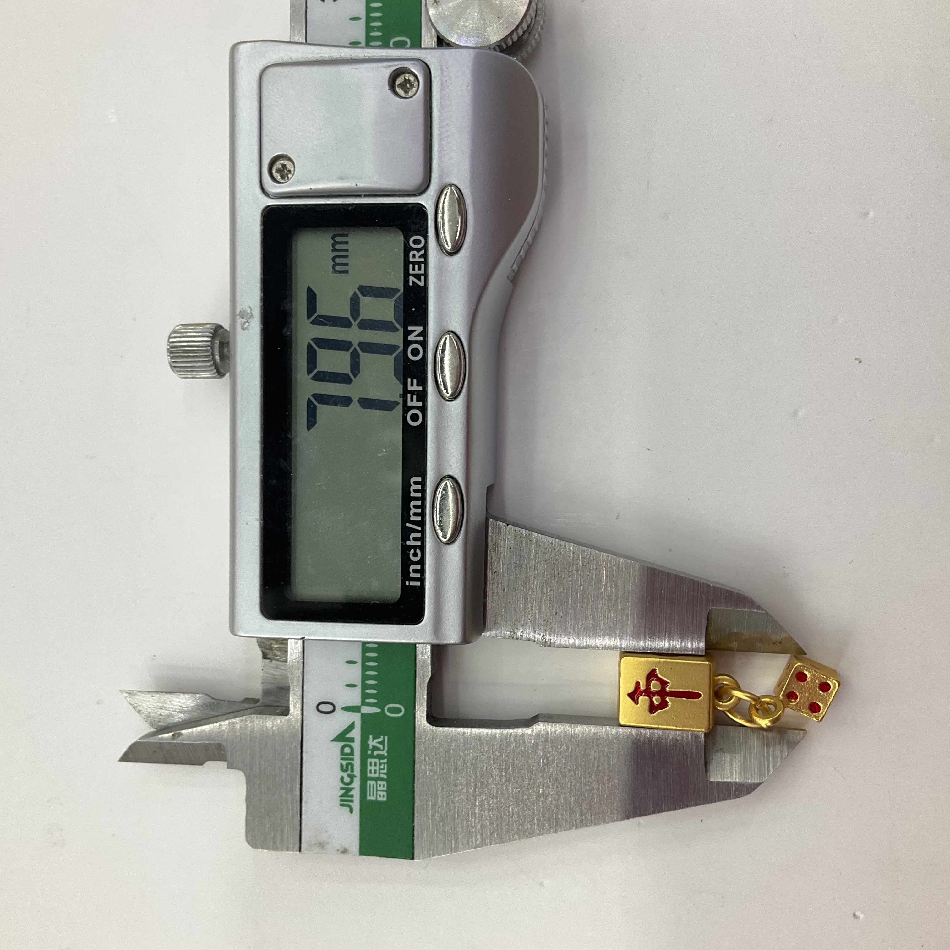 民族风锌合金麻将红中发财白板串珠手链杠上开花东南西北编织绳DIY配件详情图4