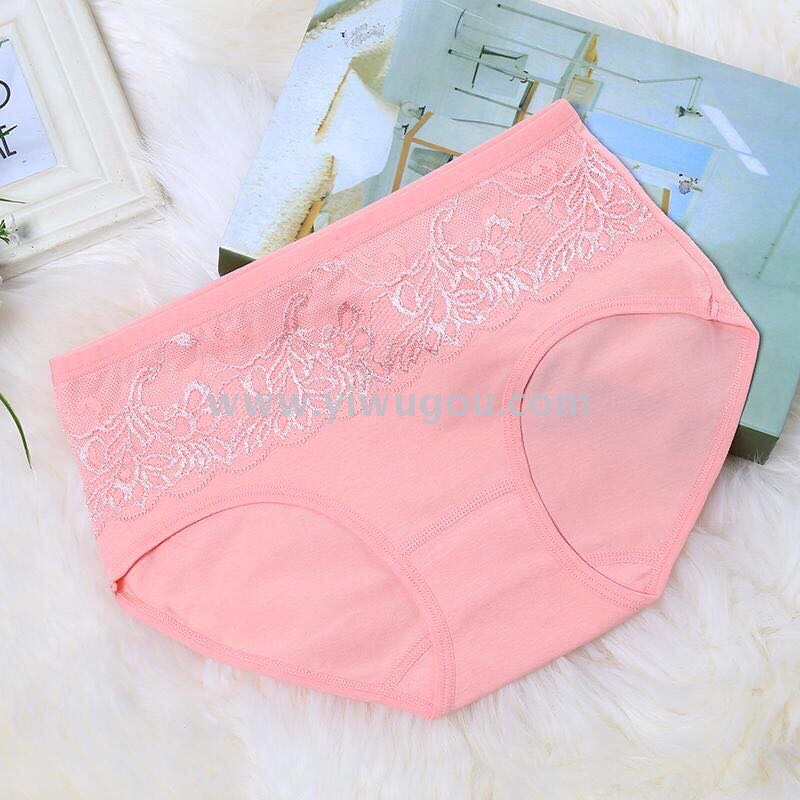 Women's Underwear Pure Cotton Fabric High Waist Sexy Plus Size Girl Seamless Cotton Student Briefs Shorts Item Picture