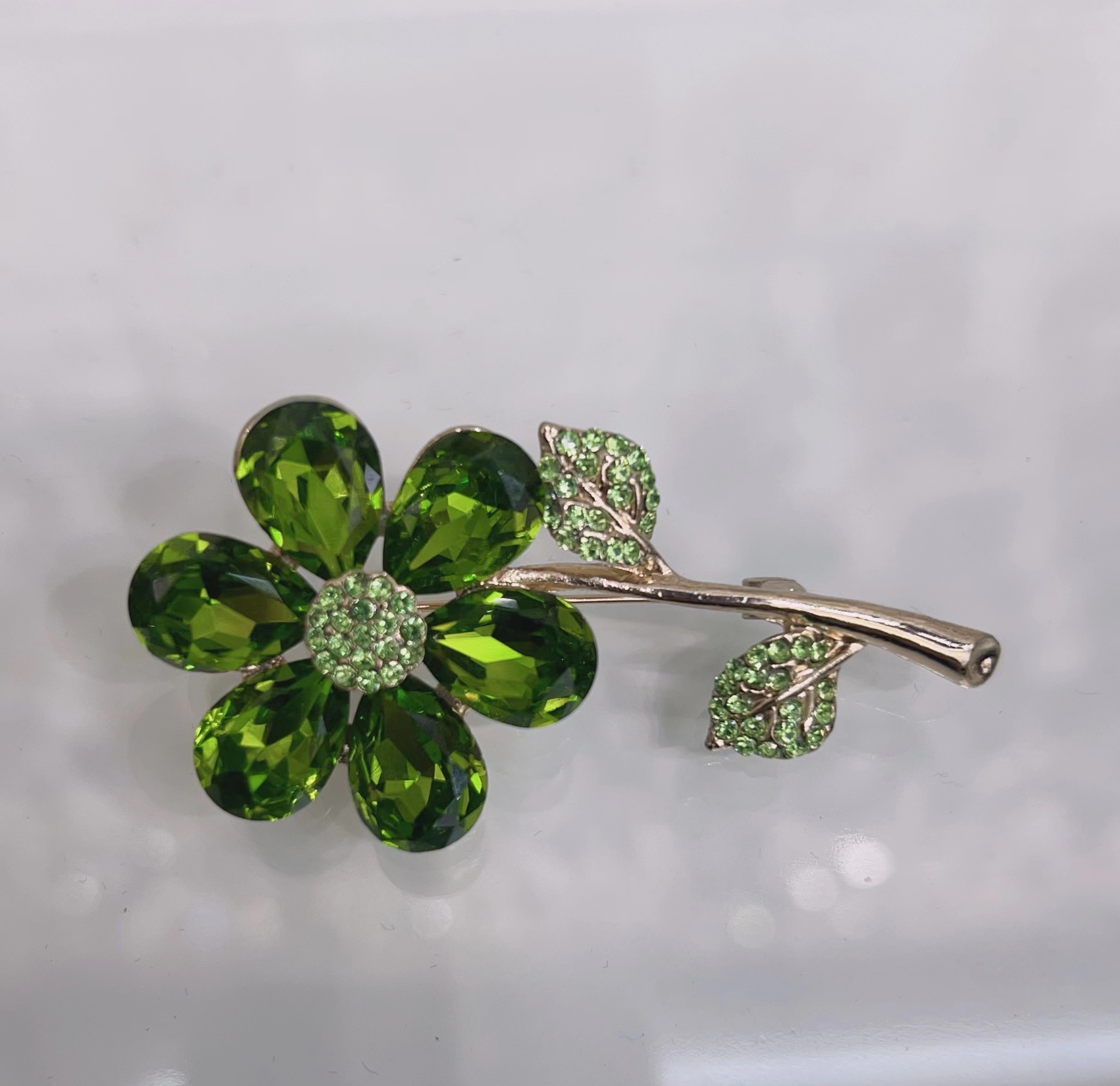Crystal corsage alloy gold factory direct sales wholesale detail image 5
