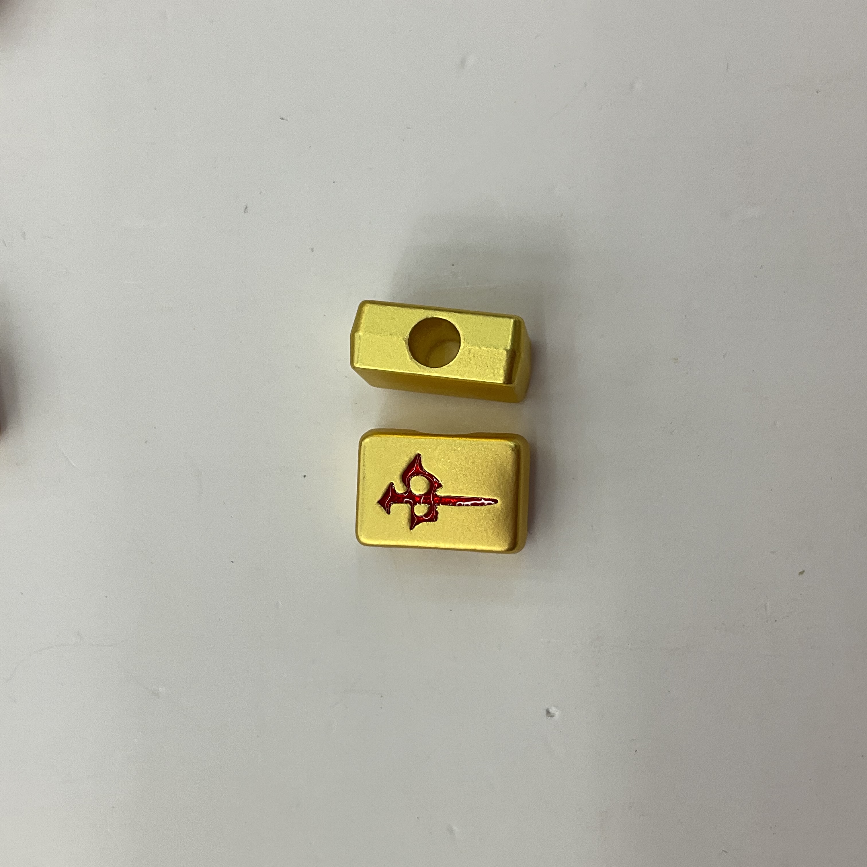 民族风锌合金麻将红中发财白板串珠手链杠上开花东南西北编织绳DIY配件详情图5