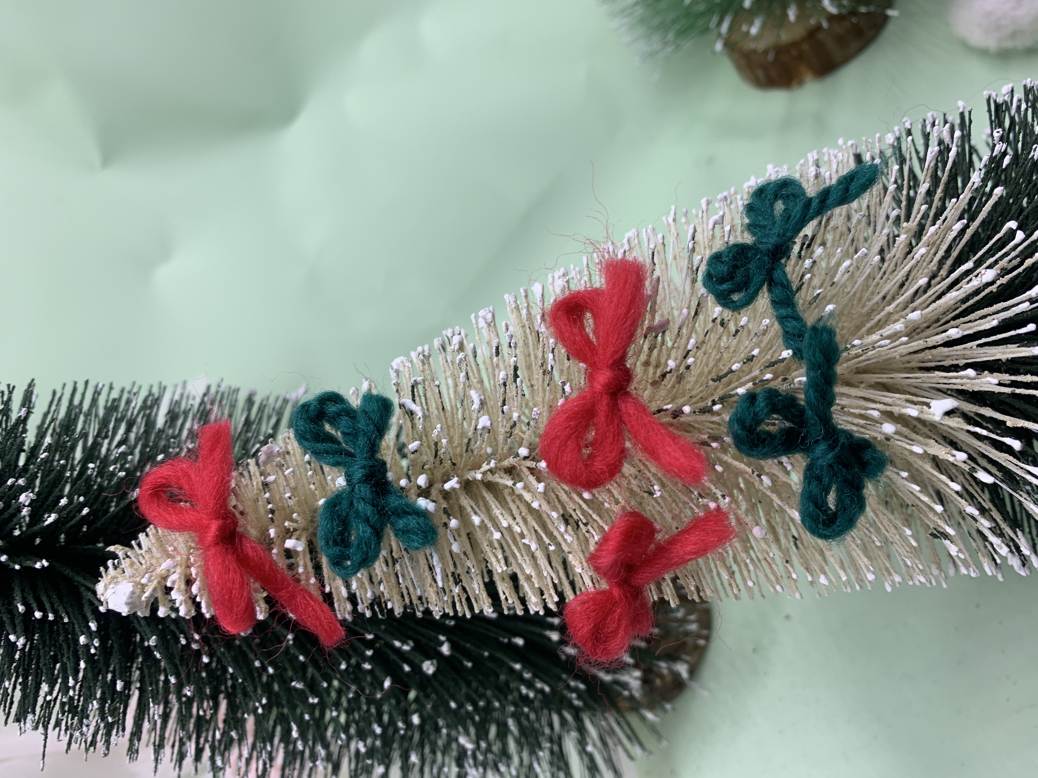 Christmas wool felt decorative pendants, Christmas tree snowflake pendants, accessories, diy handmade accessories, Christmas decorations Item Picture