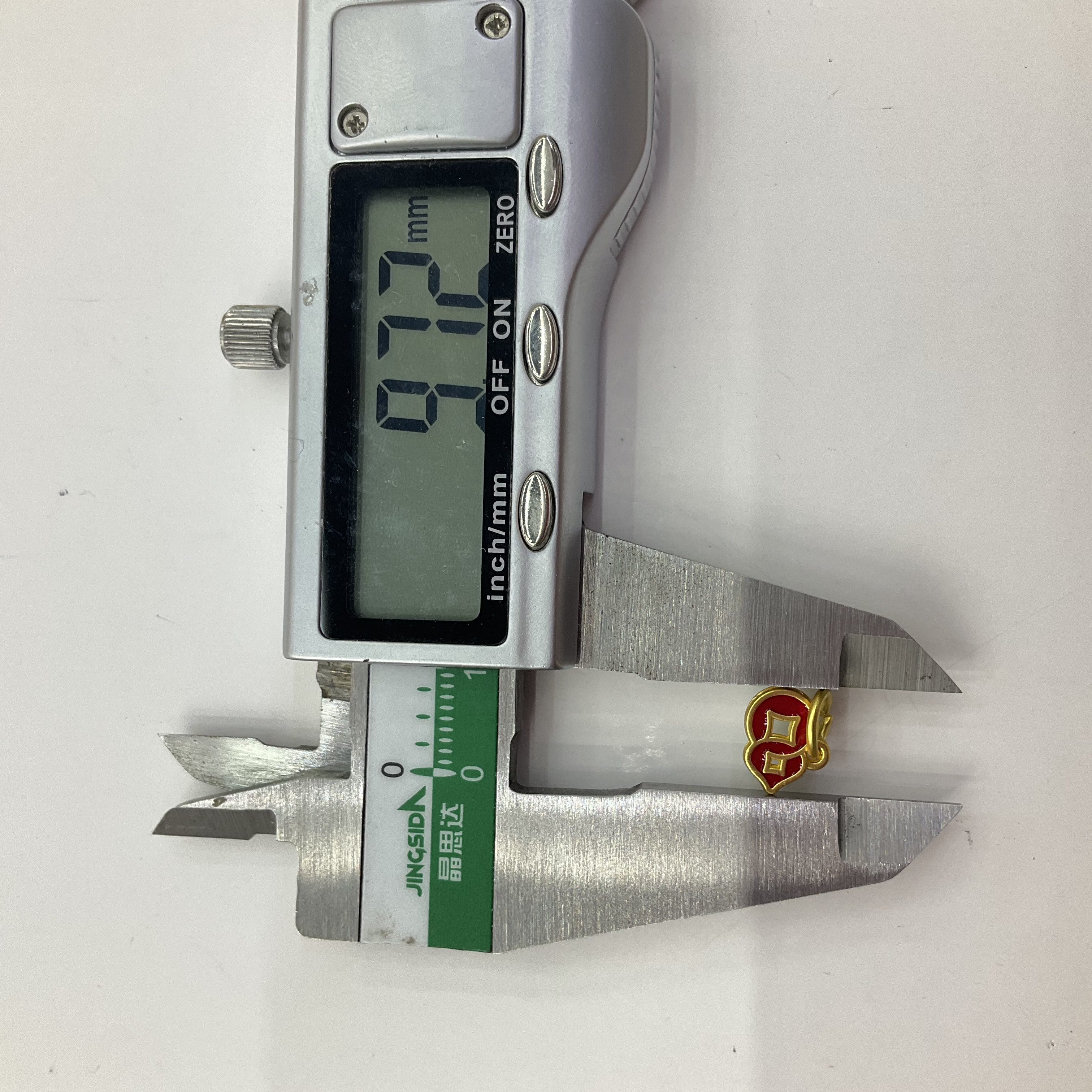 合金钱币小吊坠通孔铜钱diy手链手串挂件配件手工编绳材料沙金详情图13