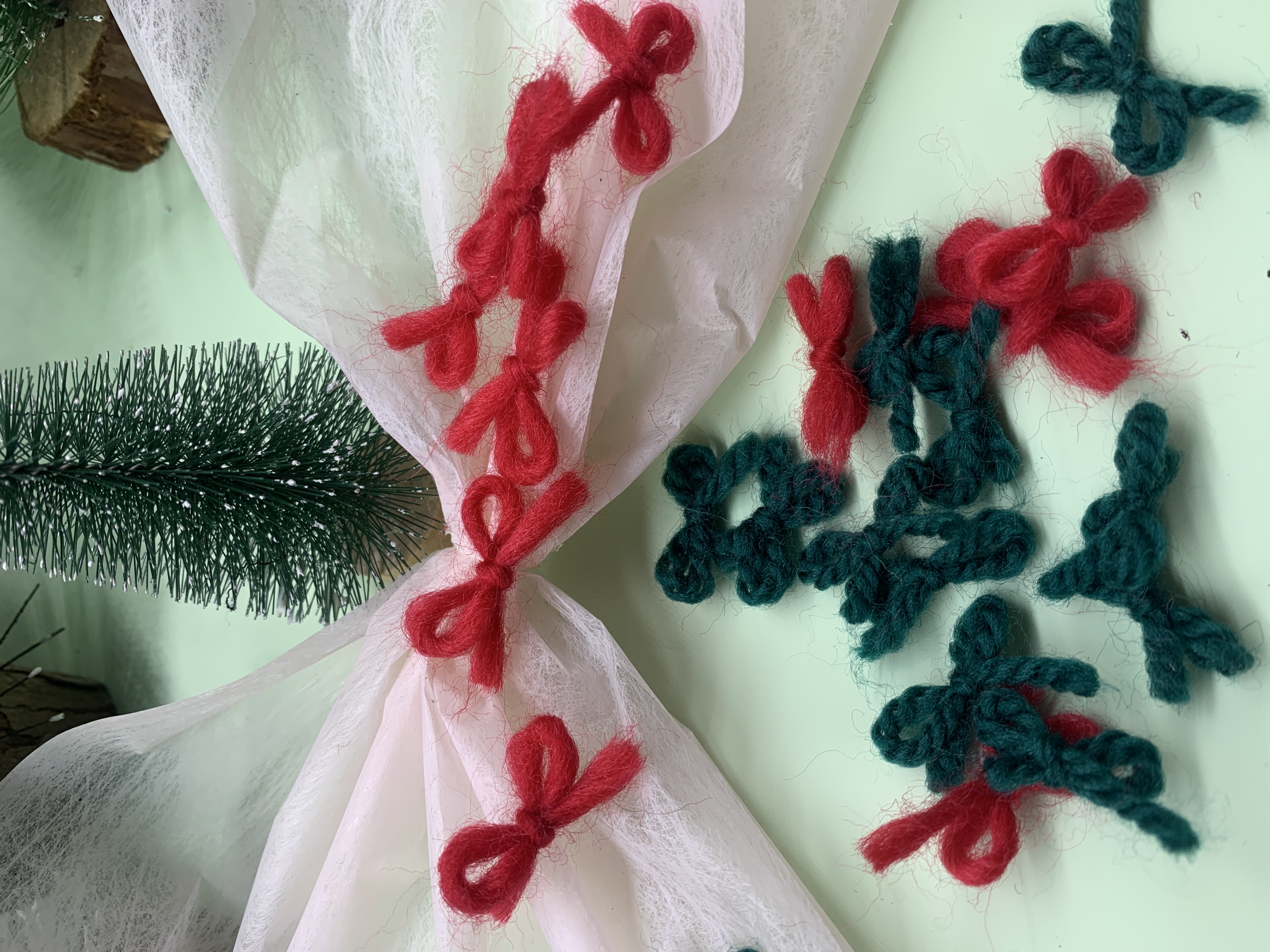 Christmas wool felt decorative pendants, Christmas tree snowflake pendants, accessories, diy handmade accessories, Christmas decorations detail image 7