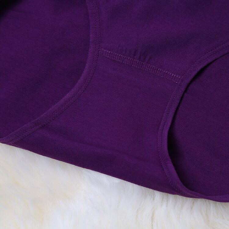 Explosive Women's Mid-Waist Underwear Girls Healthy And Comfortable Pure Cotton Lace Underwear Simple Bag Ten Packs Specification drawing