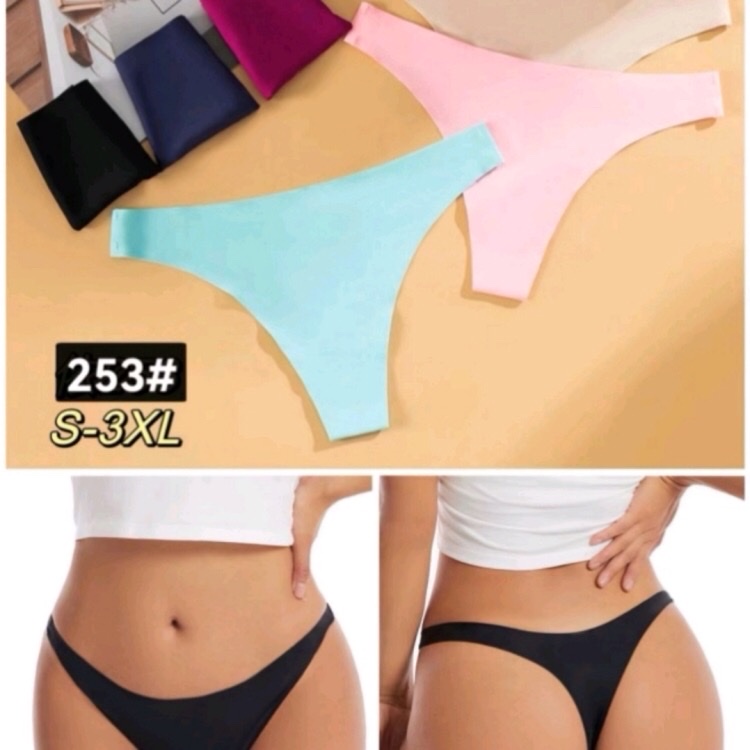 Thong New Hot Sexy Ladies Briefs Personality Hottie T Pants Ice Silk Seamless Ladies Briefs