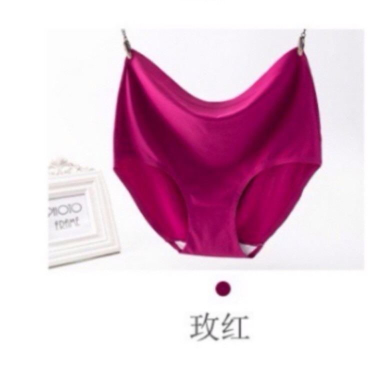 Summer New Ice Silk No Trace In The Waist Belly Large Size Full Cotton Crotch Underwear Women Sexy Breathable Briefs Shorts undefined