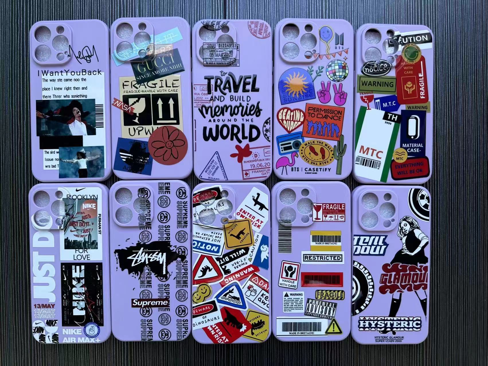 You can choose your own picture for the painted phone case Specification image