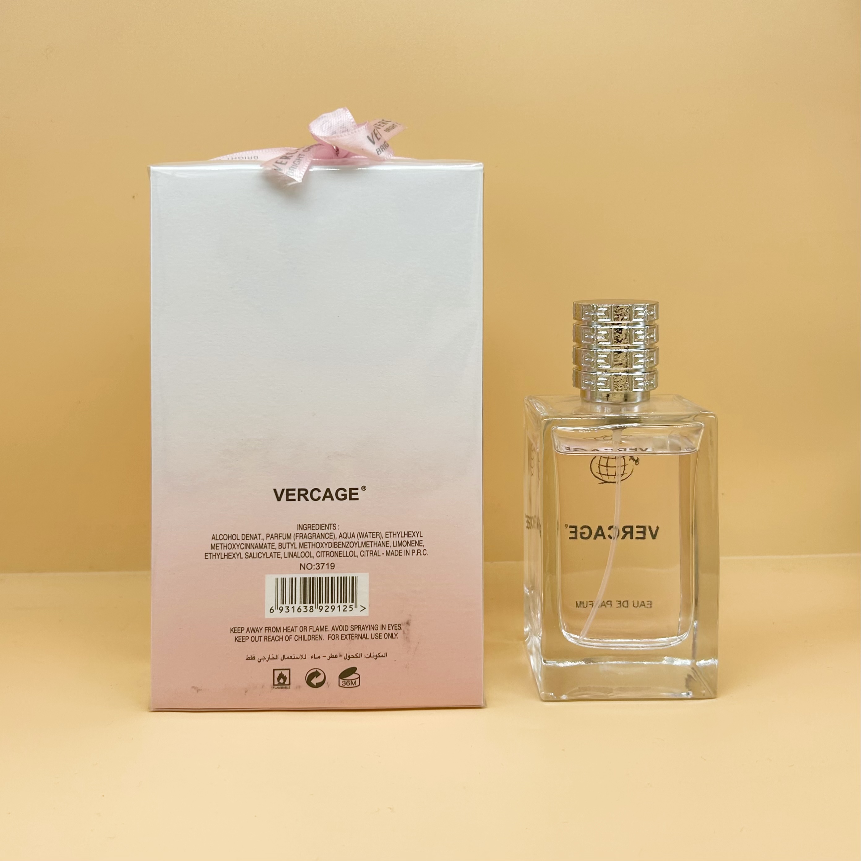 Fragrance world 100ml VERCAGE女士高档香水产品图