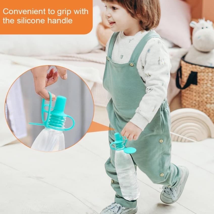 跨境 Silicone Bottle Top Spout 硅胶防溢瓶顶喷嘴儿童饮水吸嘴产品图