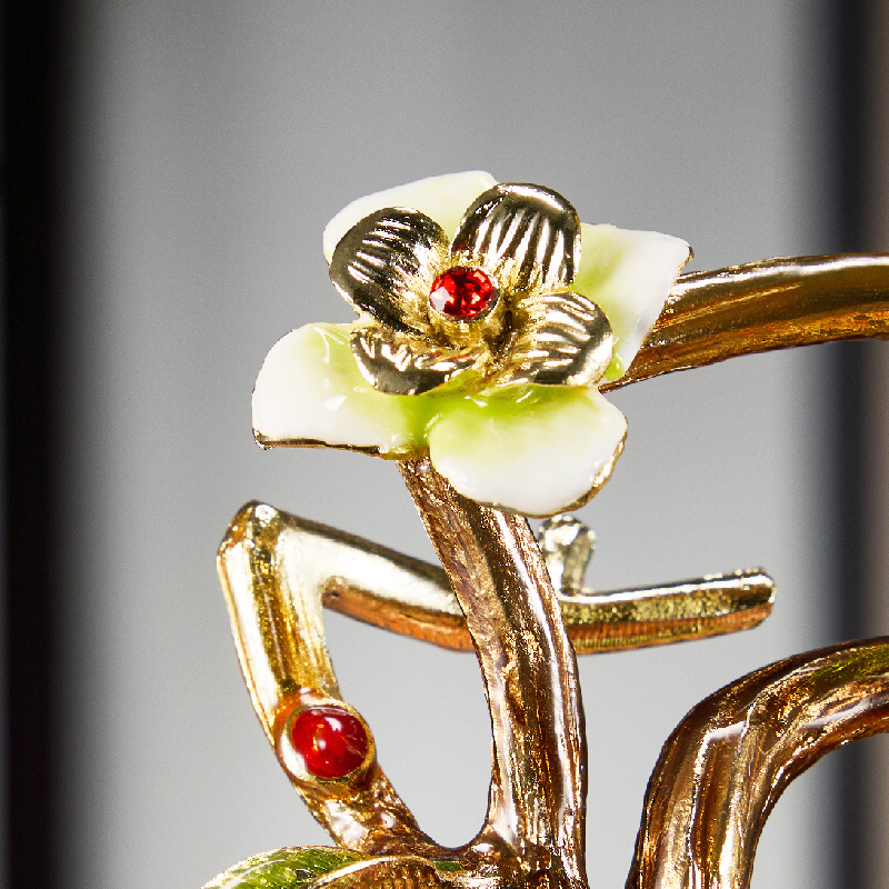 柿柿事事如意柿子摆件客厅玄关酒柜装饰送领导搬新家乔迁之喜礼品细节图