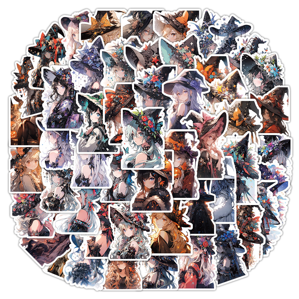 60张卡通贴纸 可爱 创意 防水 DIY手帐装饰文具贴纸包，手帐贴纸产品图