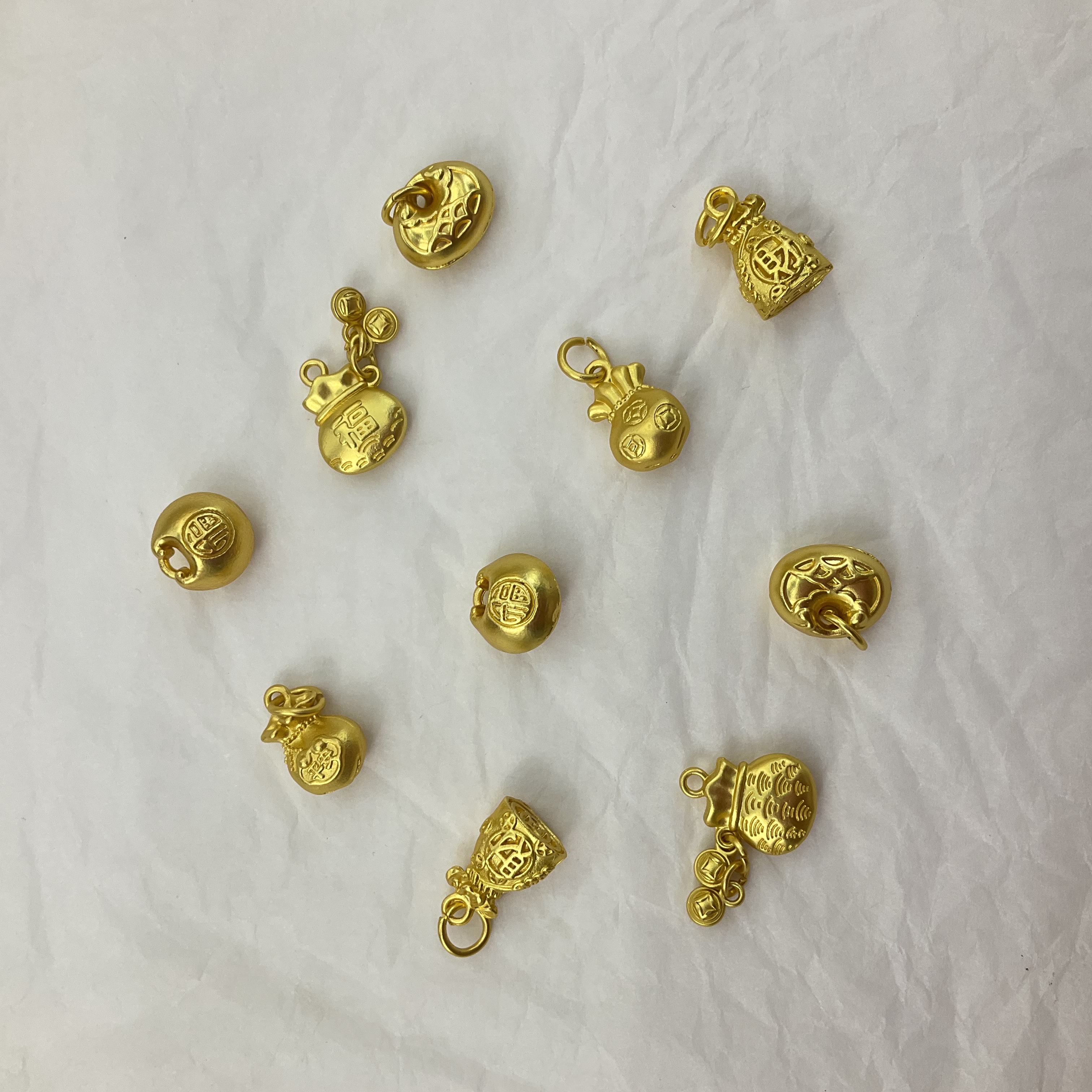 合金配件福袋胖福吊坠手链手串项链diy饰品配件