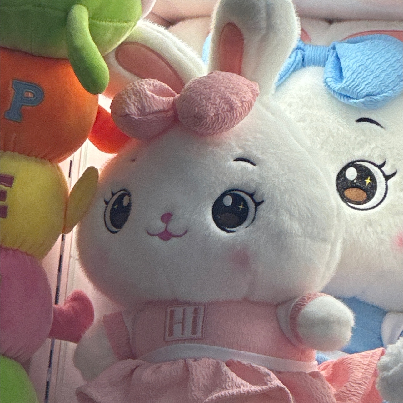 A children's plush toy made of safe and environmentally friendly materials, a teddy bear as a gift. Rabbit