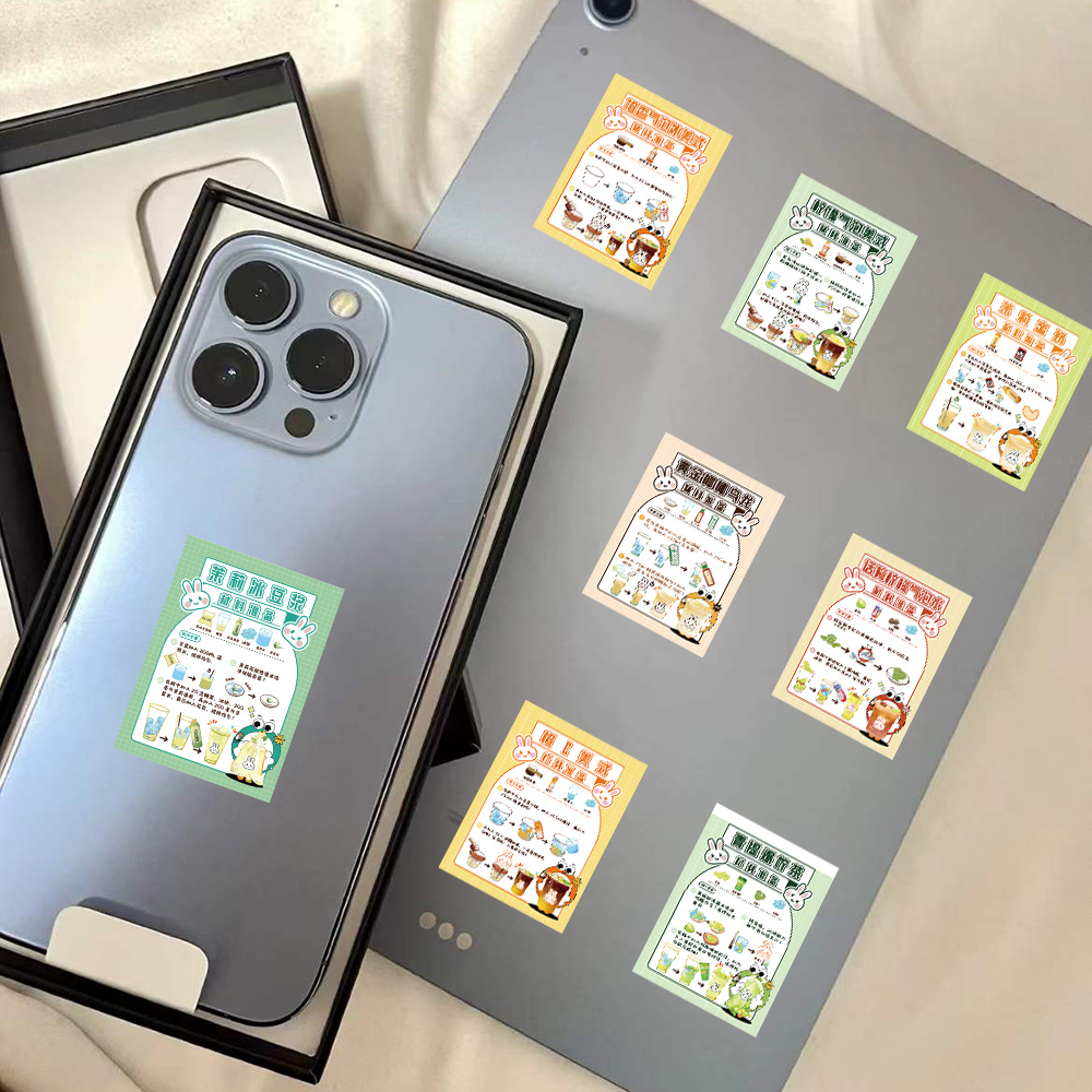 可爱卡通零食饮料贴纸包 涂鸦小贴画 diy创意水杯 行李箱 电脑吉他细节图