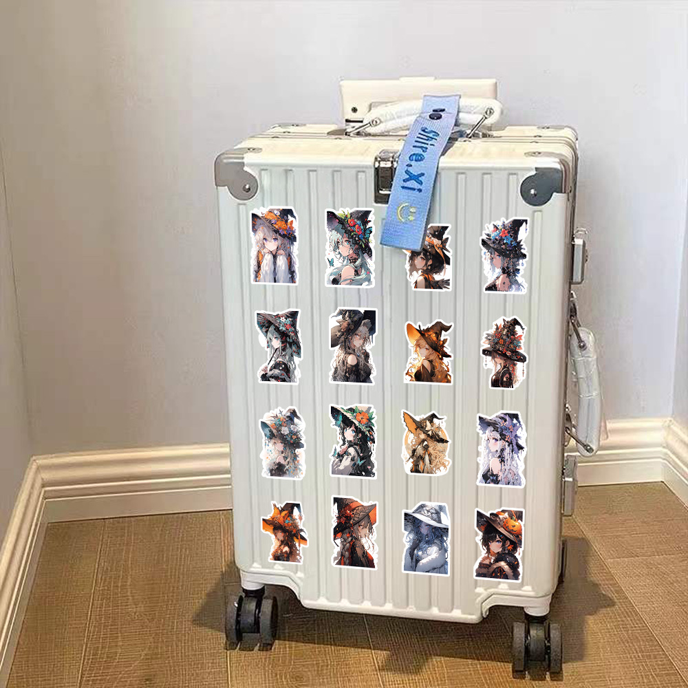 60张卡通贴纸 可爱 创意 防水 DIY手帐装饰文具贴纸包，手帐贴纸细节图